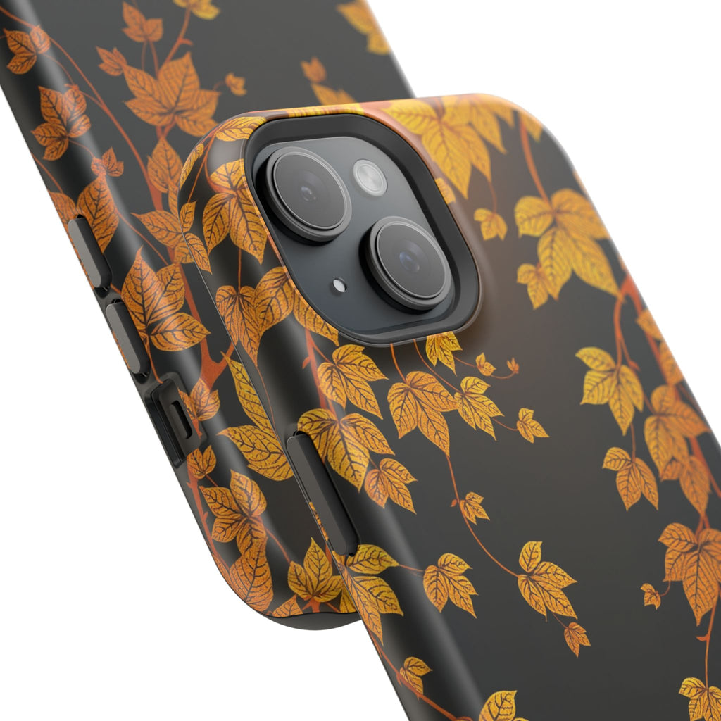 iPhone Mustard And Rust Art Nouveau Vine Slim Everyday iPhone 14 · iPhone Case