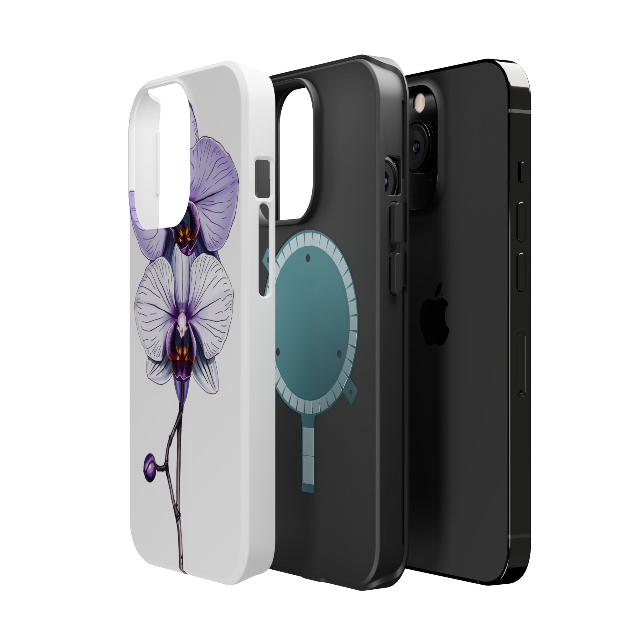 iPhone Orchid Study Hand-Drawn Sketch Slim Everyday Designer Case · iPhone Case