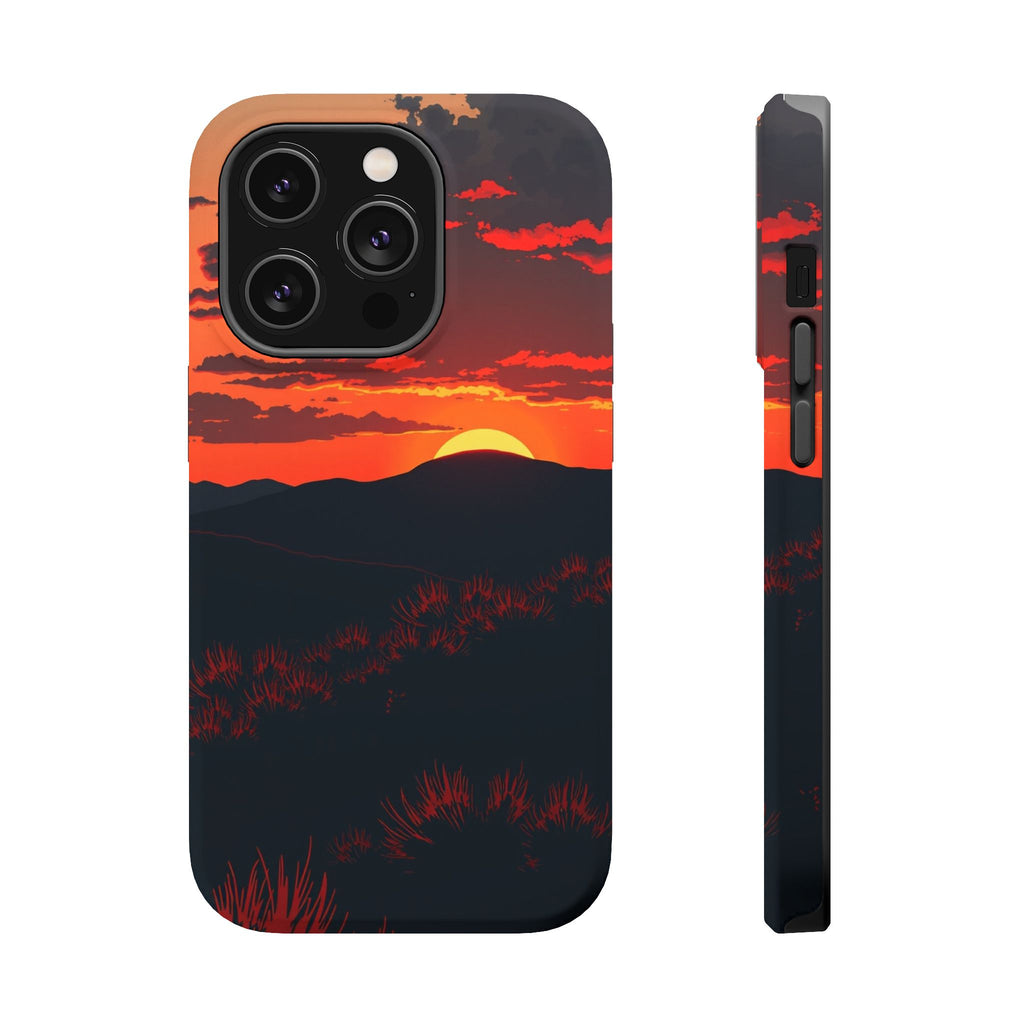 iPhone Mesa Sunset Cinematic Art Bold Modern Everyday Snap Case · iPhone Case
