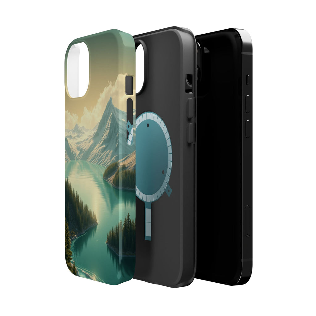 iPhone Glacier Lake Bold Art Slim Everyday Designer Case · iPhone Case