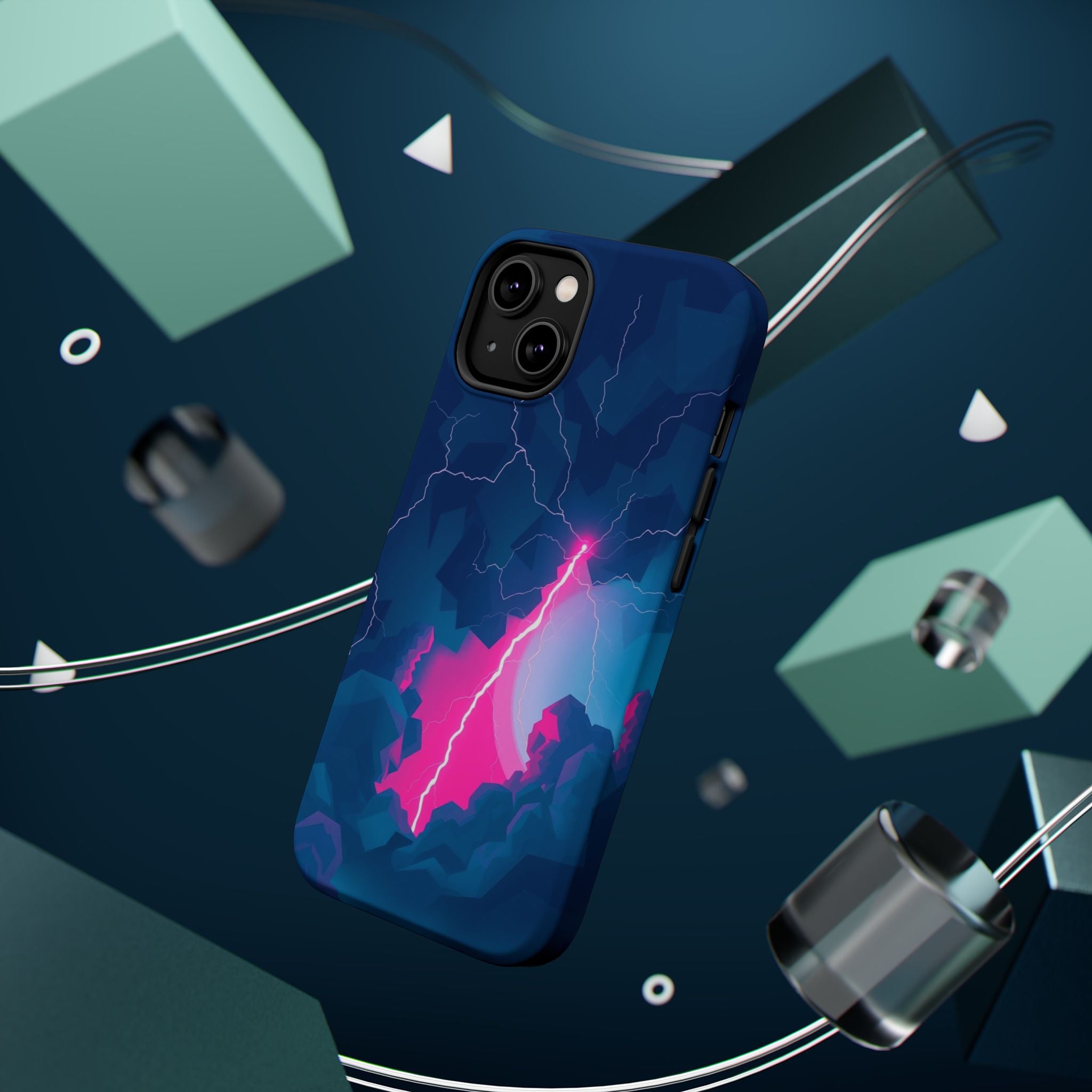iPhone Thunderstorm Sky Abstract Geometric Slim iPhone Everyday · iPhone Case