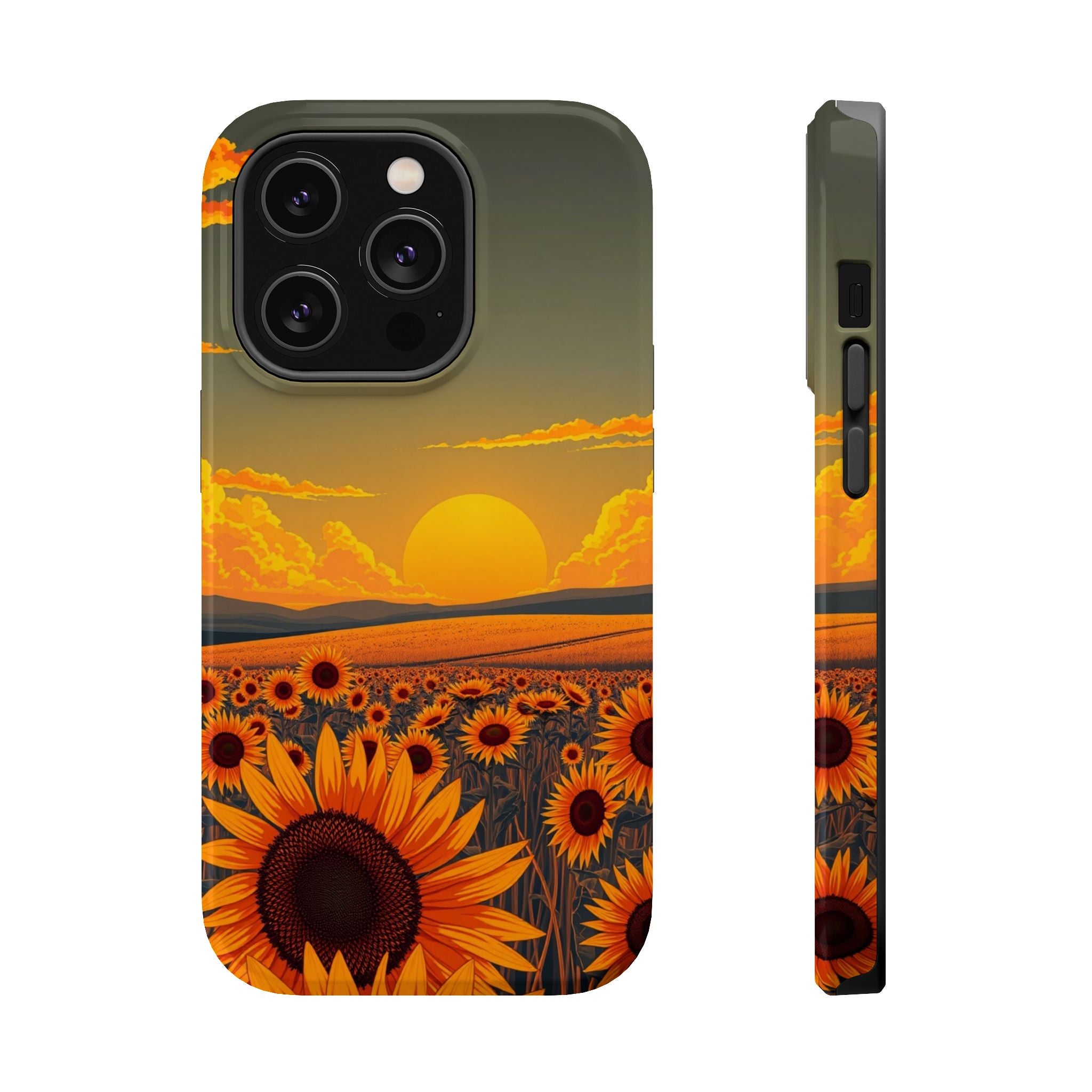 iPhone Vibrant Sunflower Prairie Design Slim Everyday iPhone Designer · iPhone C