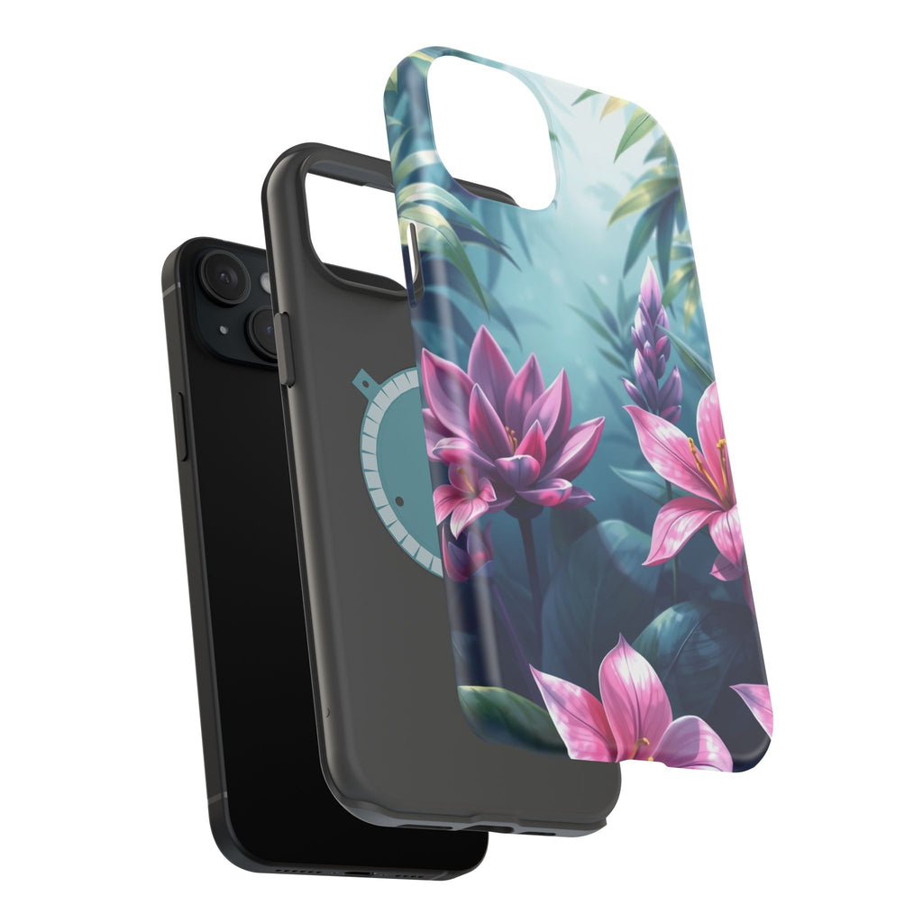 iPhone Indigo And Violet Jungle Floral Slim Everyday Designer Case · iPhone Case