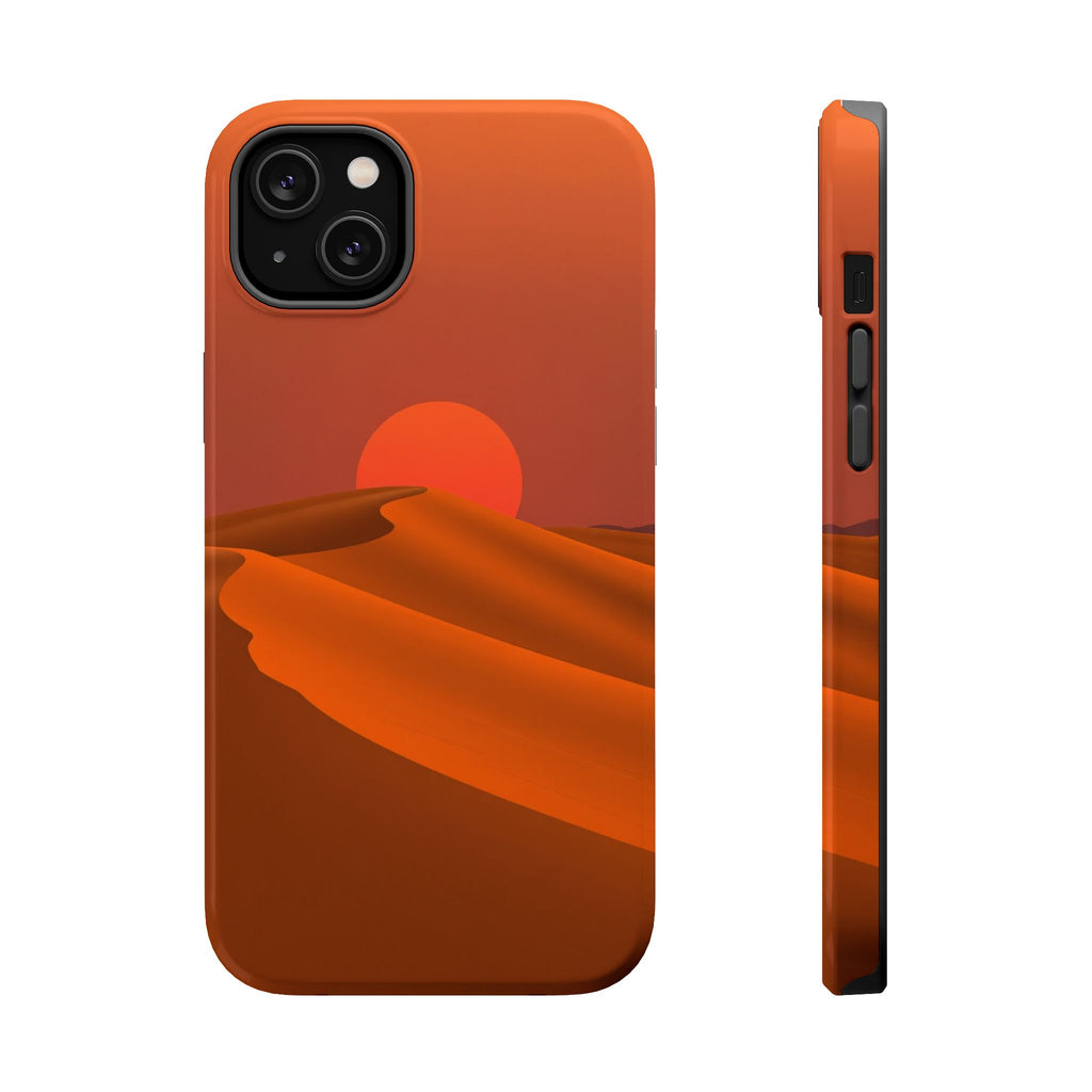 iPhone Serene Sand Dunes at Dusk Design Slim Everyday iPhone 15 · iPhone Case