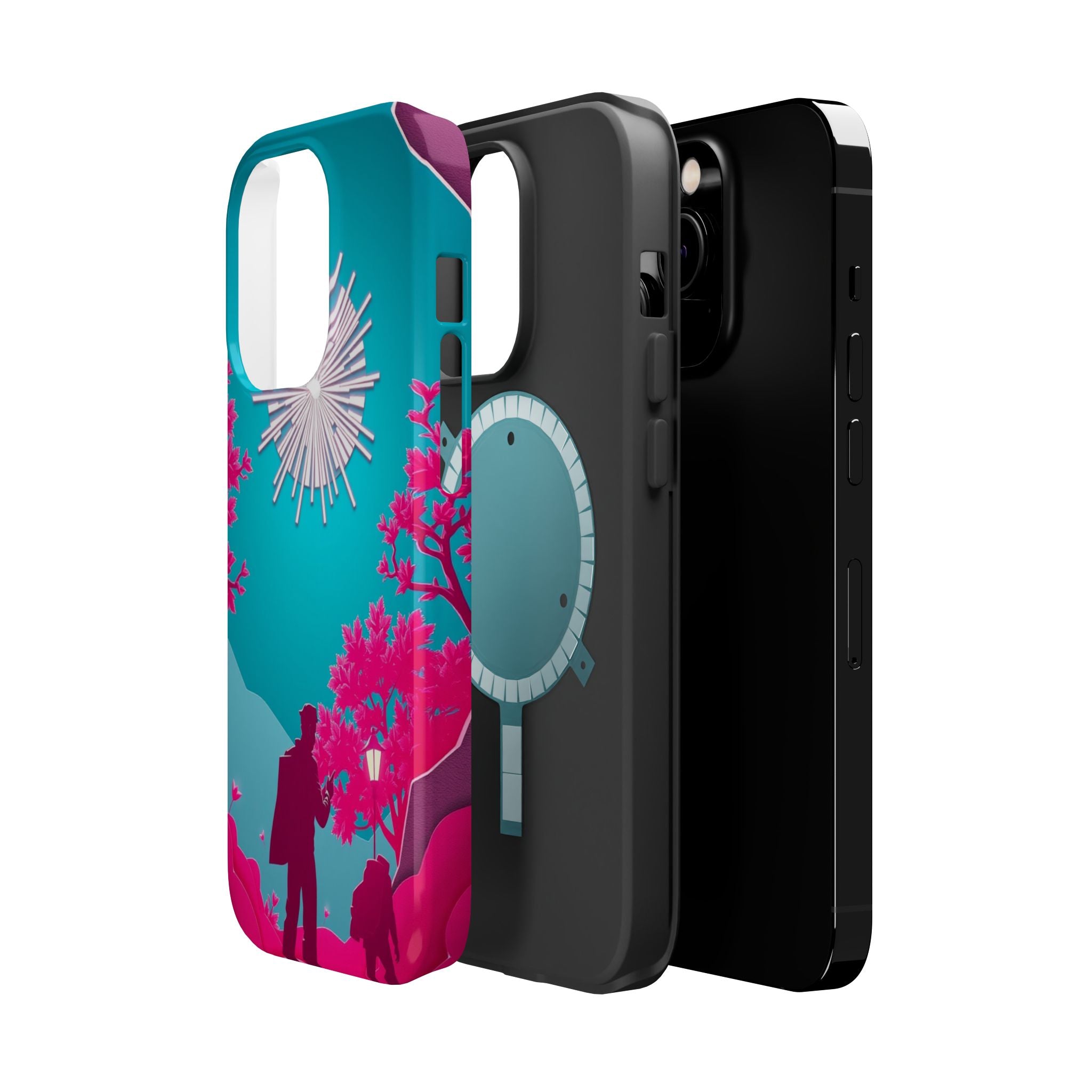 iPhone Bud Burst Paper Cut Art Slim Everyday Designer Case · iPhone Case