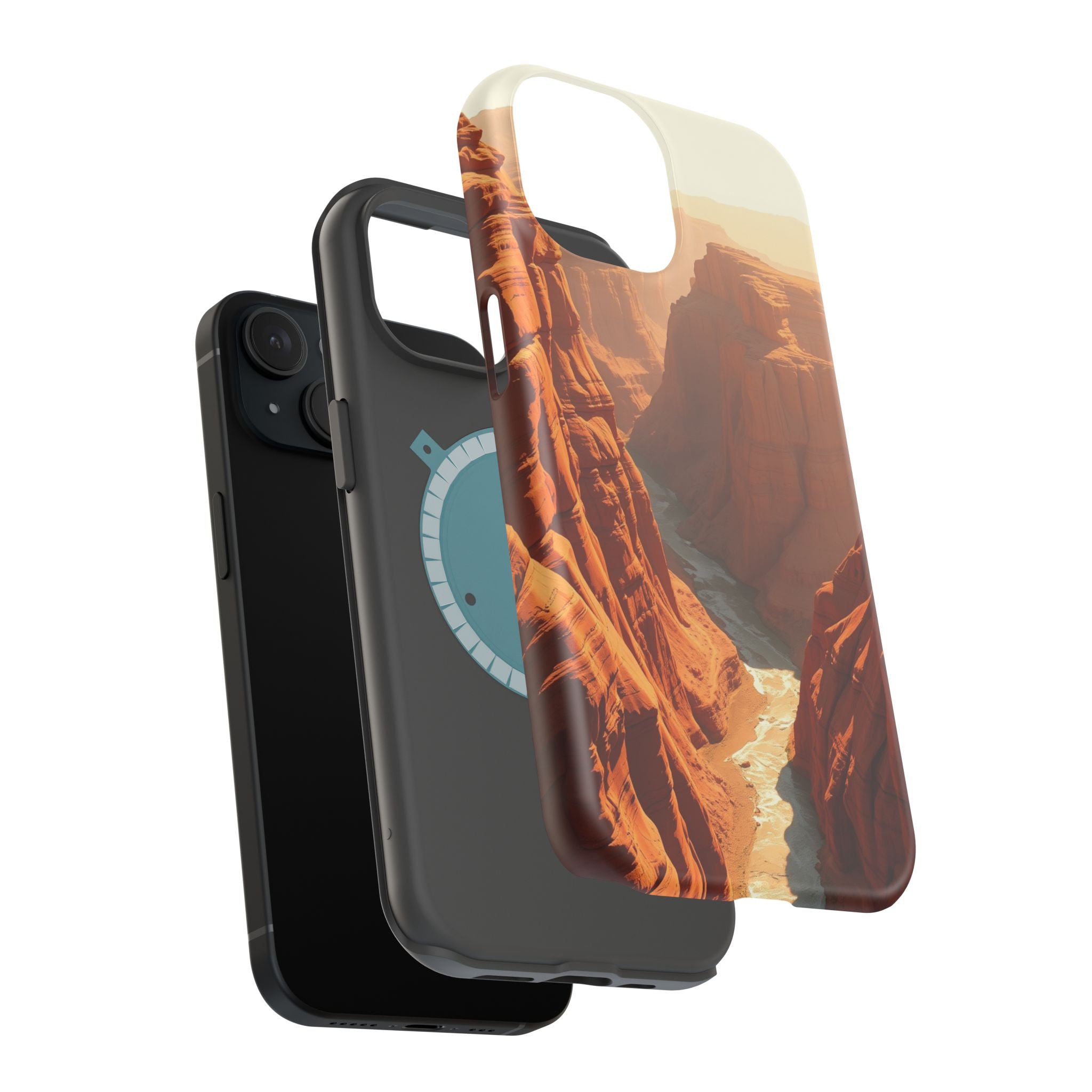 iPhone Vibrant River Canyon Design Bold Modern Everyday Snap Case · iPhone Case