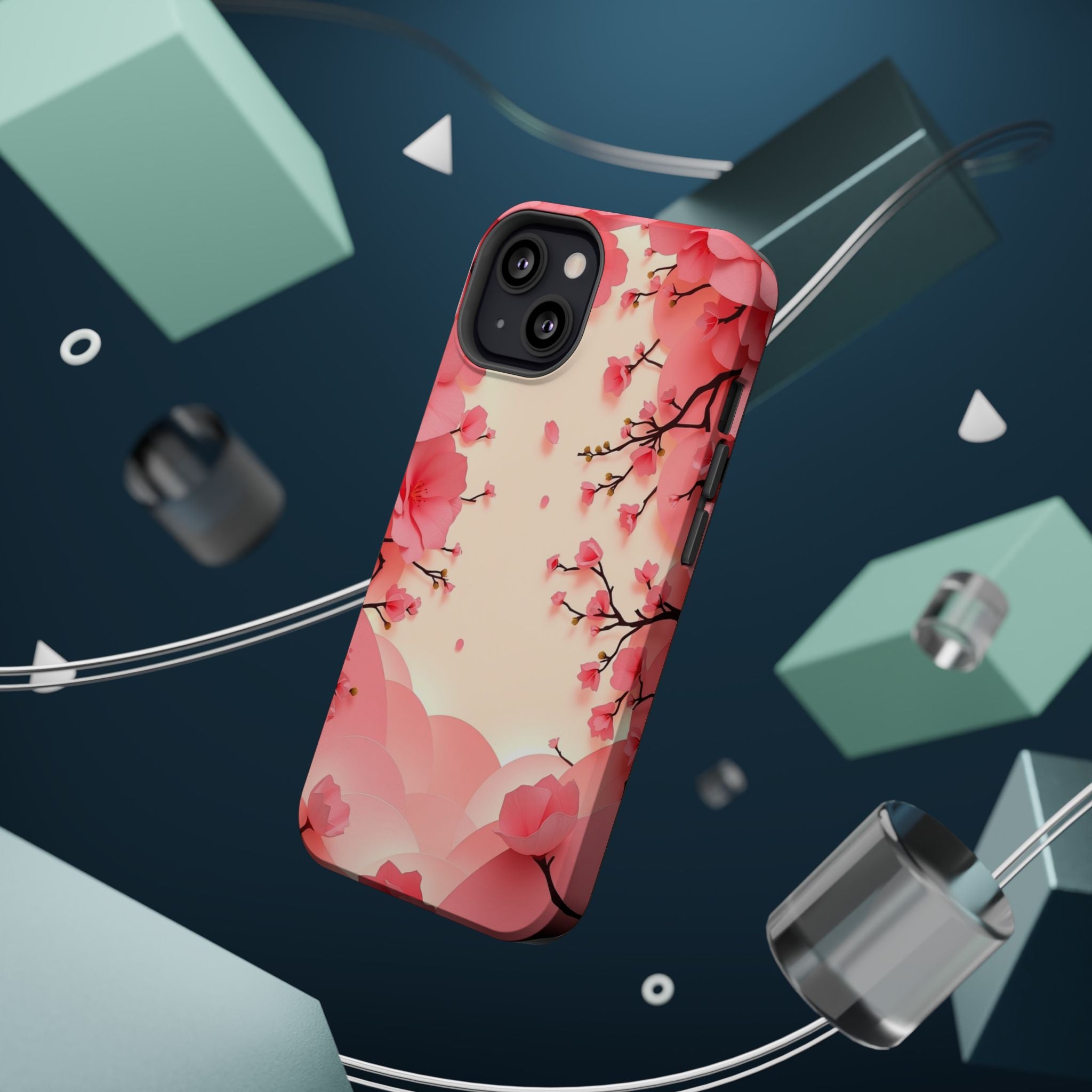 iPhone Petal Storm Electric Art 12 Bold Modern Everyday Snap Case · iPhone Case