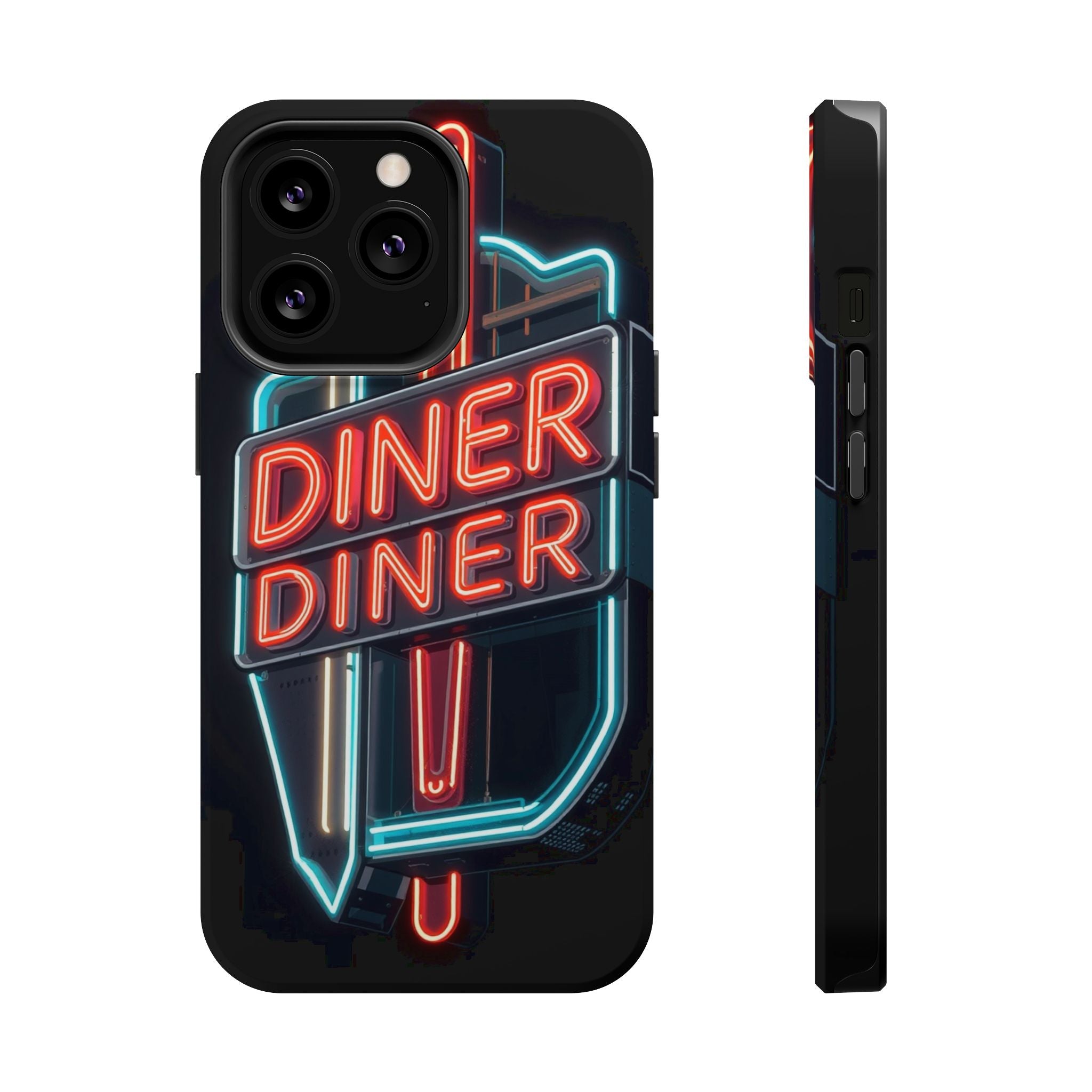iPhone Neon Diner Sign Electric Art Slim Everyday Designer Case · iPhone Case