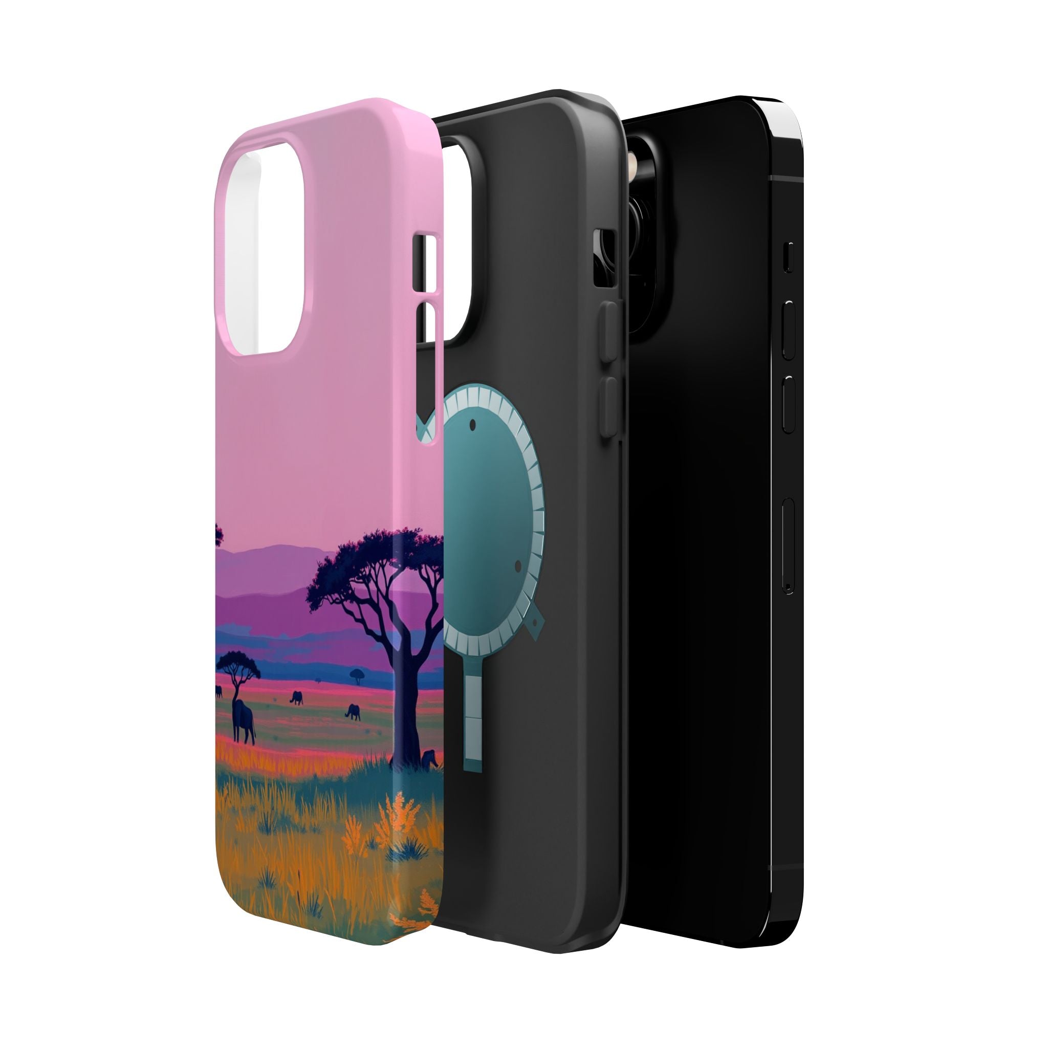 iPhone Savanna Horizon Electric Art Slim Everyday Designer Case · iPhone Case