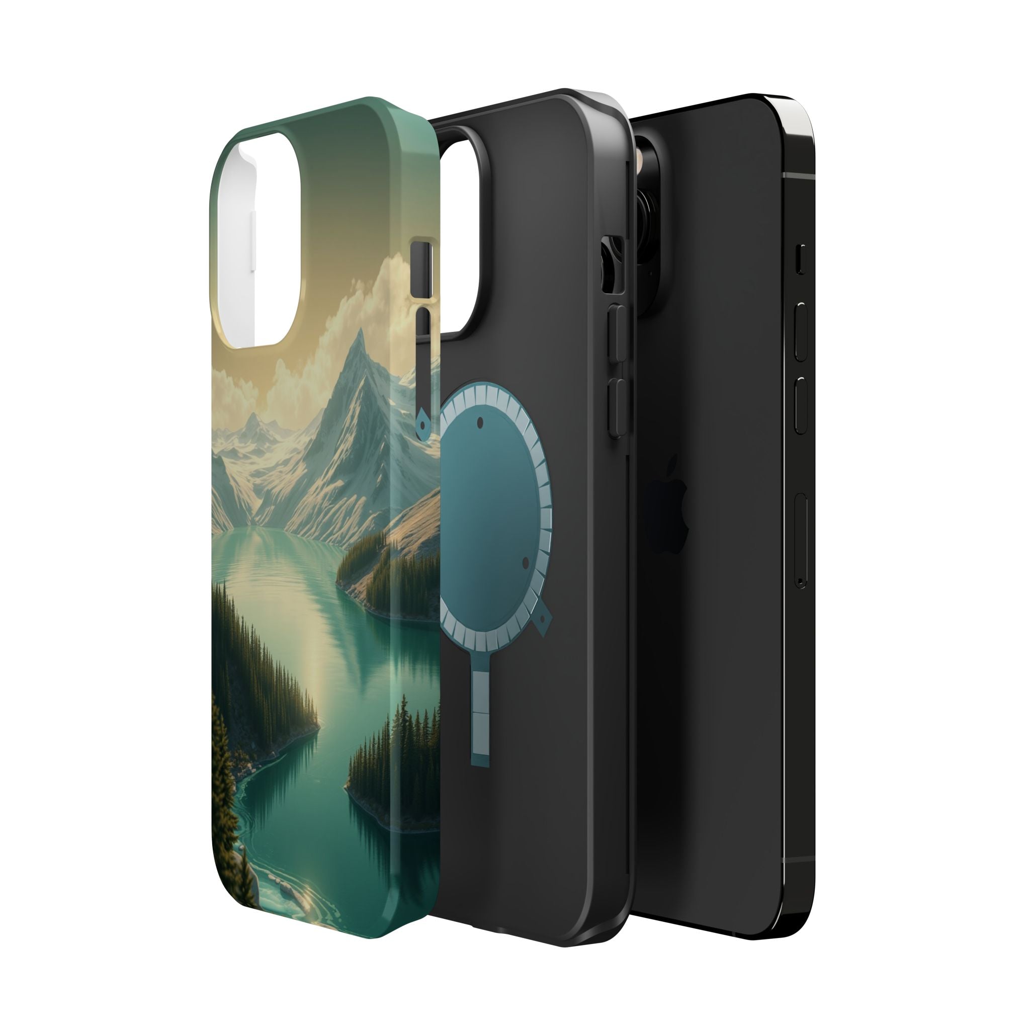 iPhone Glacier Lake Bold Art Slim Everyday Designer Case · iPhone Case