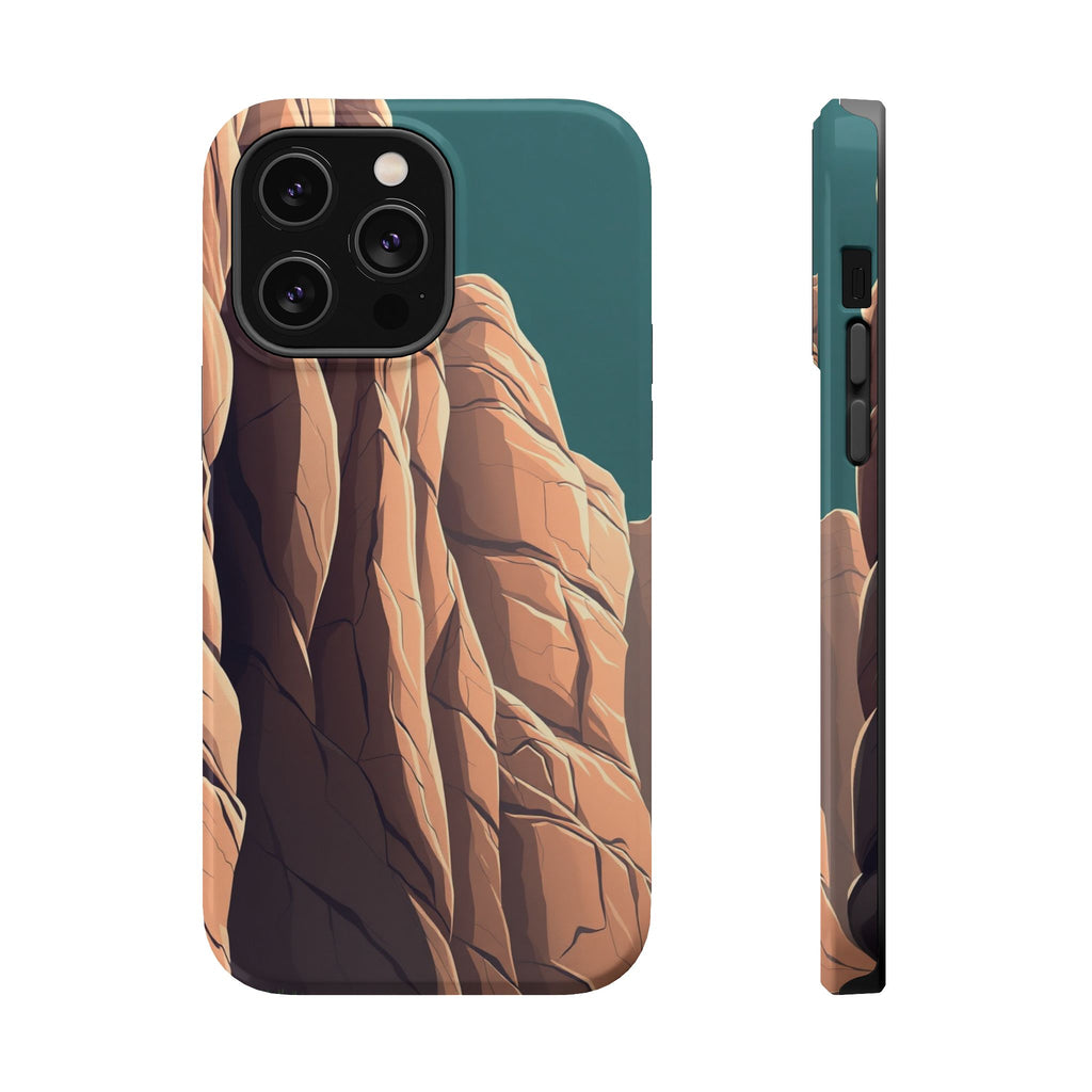 iPhone Canyon Wall Dark Academia Bold Modern Everyday Snap Case · iPhone Case