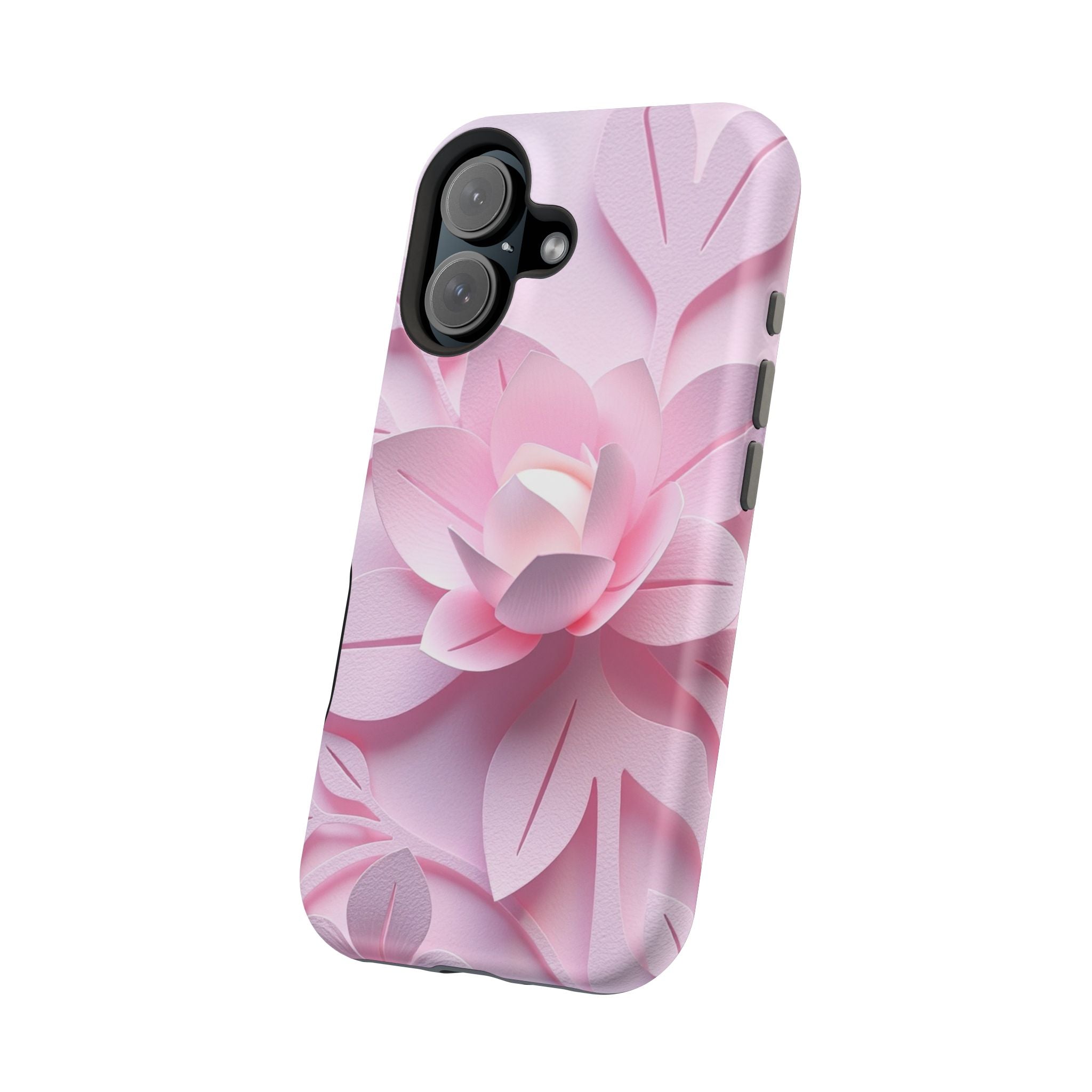 iPhone Floral Geometric Paper Cut Art Slim Everyday Designer Case · iPhone Case