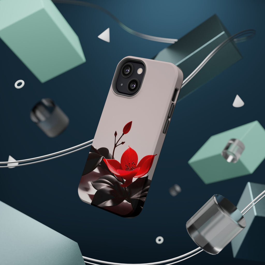 iPhone Radiant Bloom and Leaf Design Slim Everyday Designer Case · iPhone Case