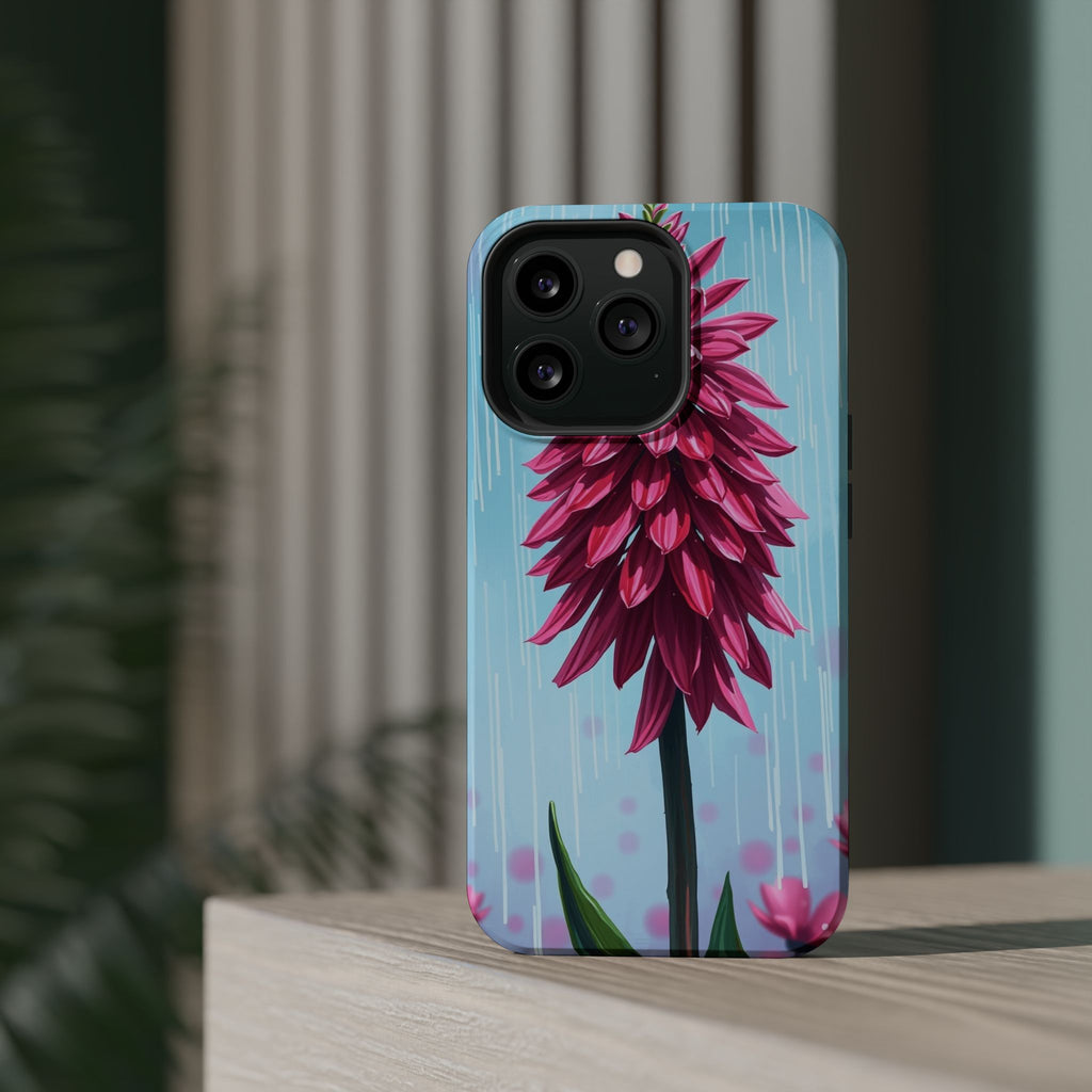 iPhone Cyan And Magenta Spring Shower Bloom Slim iPhone Everyday · iPhone Case