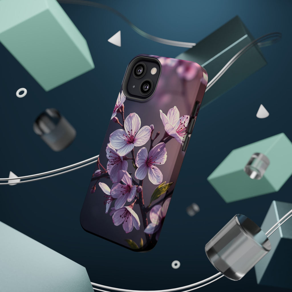 iPhone Cherry Blossom Enchanted Art Artistic Everyday Cas Slim Snap Case · iPhon