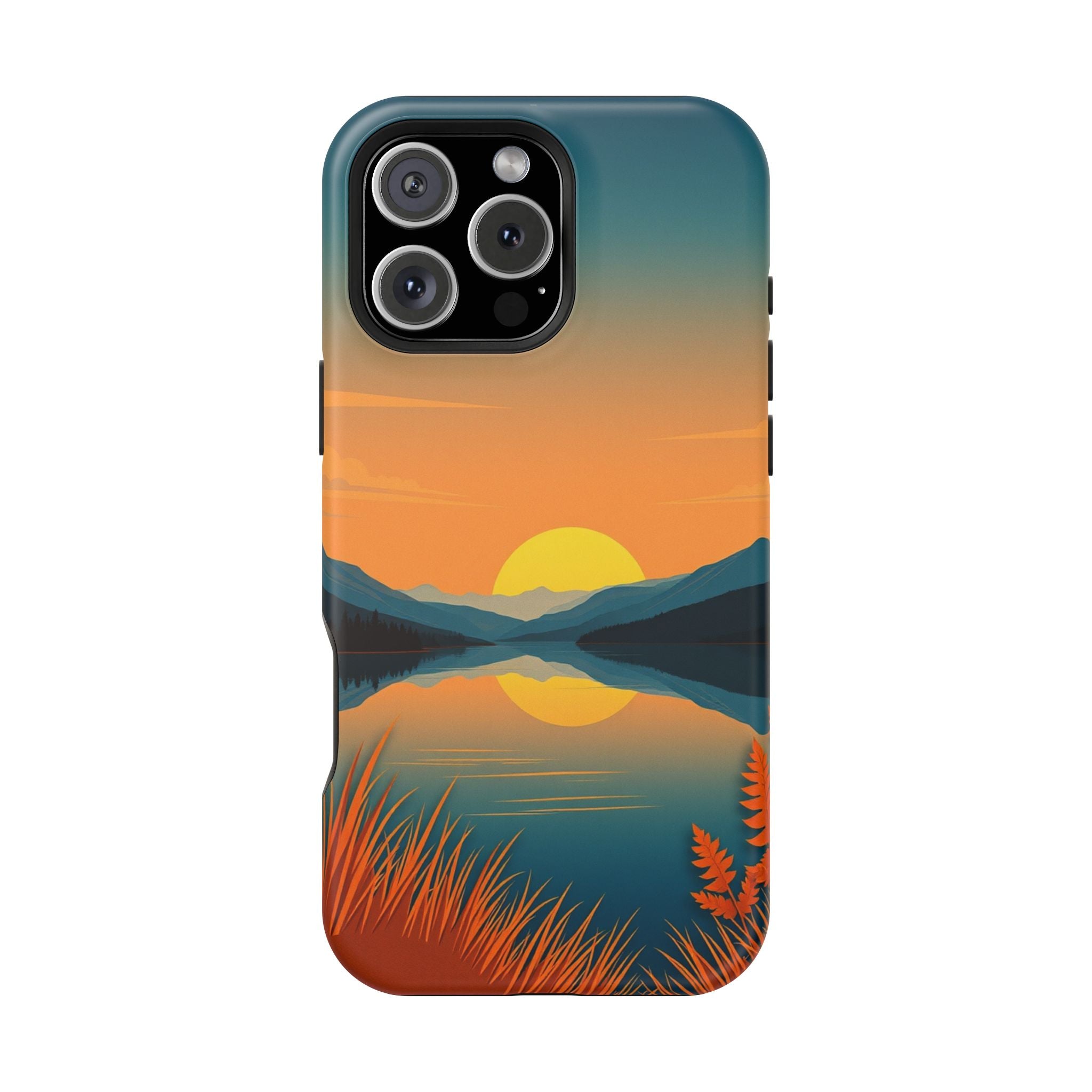 iPhone Lake at Twilight Cinematic Art Slim Everyday Designer Case · iPhone Case