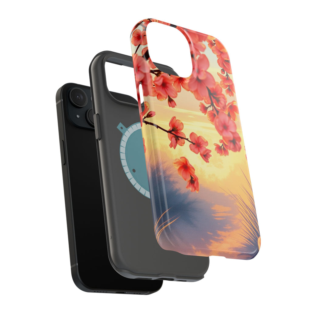 iPhone Sunset Amber And Peach Blossom Trail Slim Snap Cas Carry Case · iPhone Ca