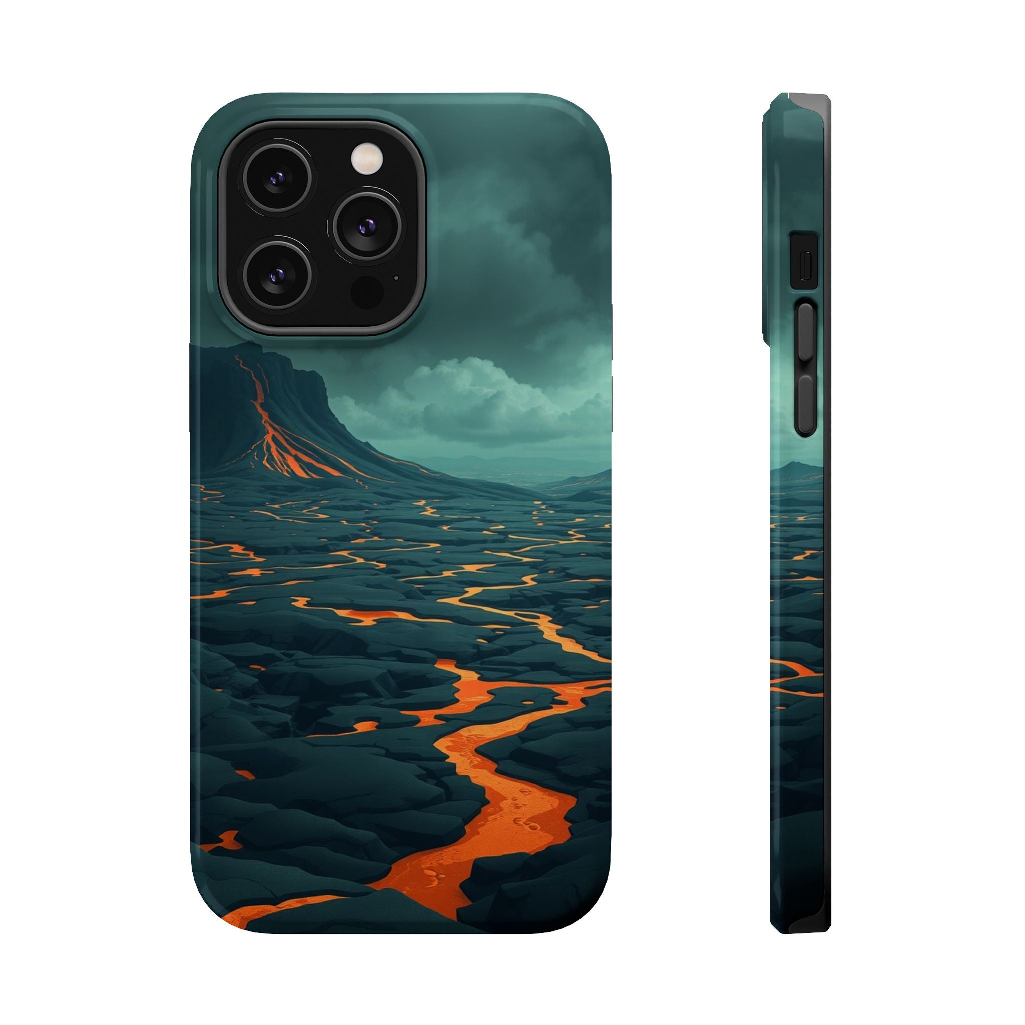 iPhone Radiant Lava Field Design 18 Slim Everyday Designer Case · iPhone Case