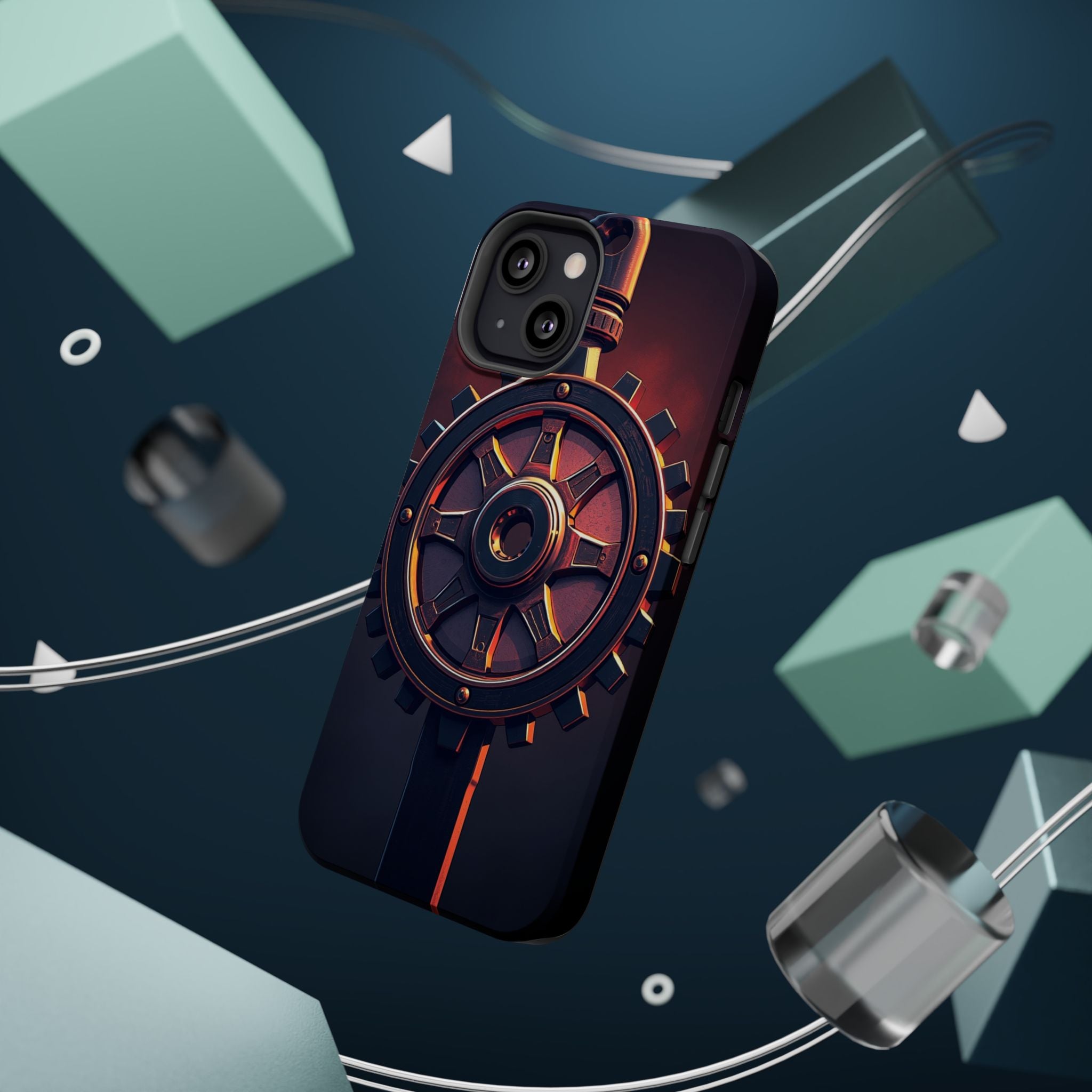 iPhone Rotary Electric Art Phone Bold Modern Everyday Snap Case · iPhone Case
