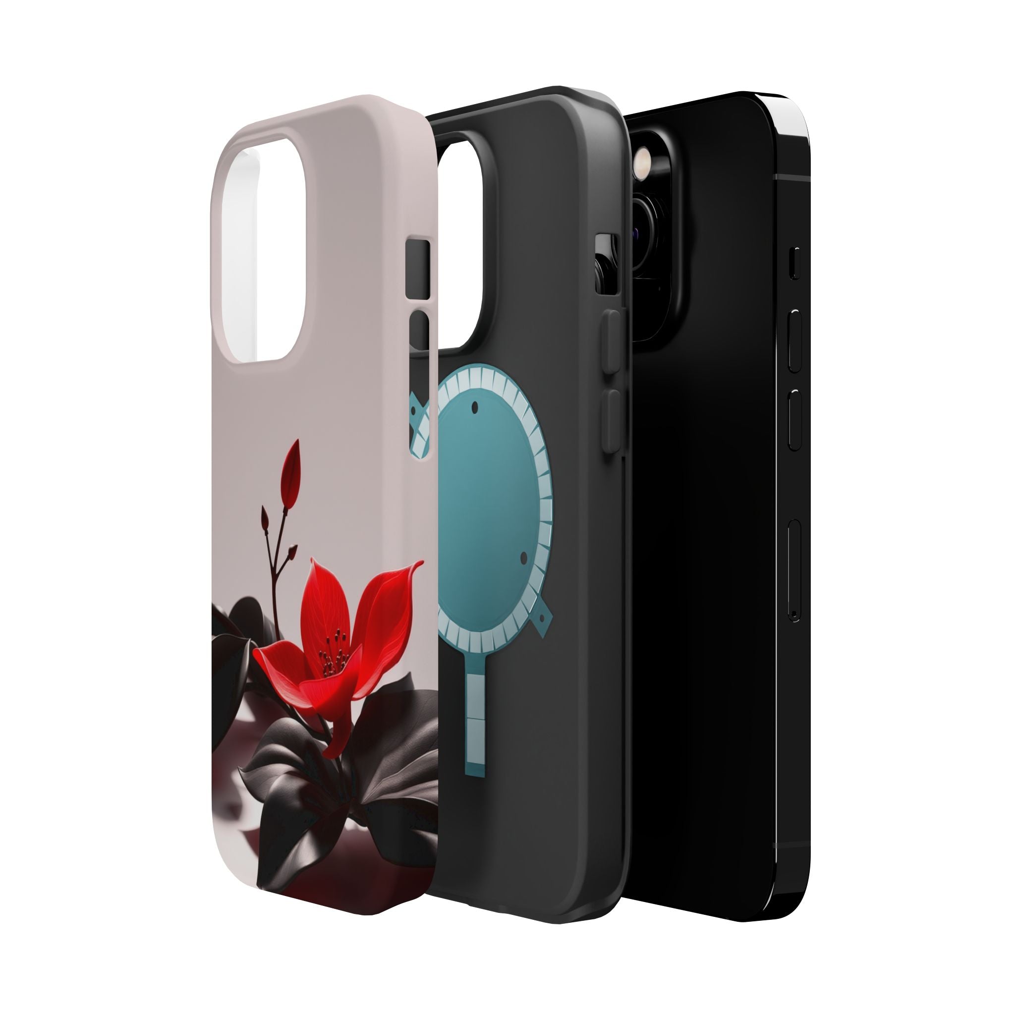 iPhone Radiant Bloom and Leaf Design Slim Everyday Designer Case · iPhone Case