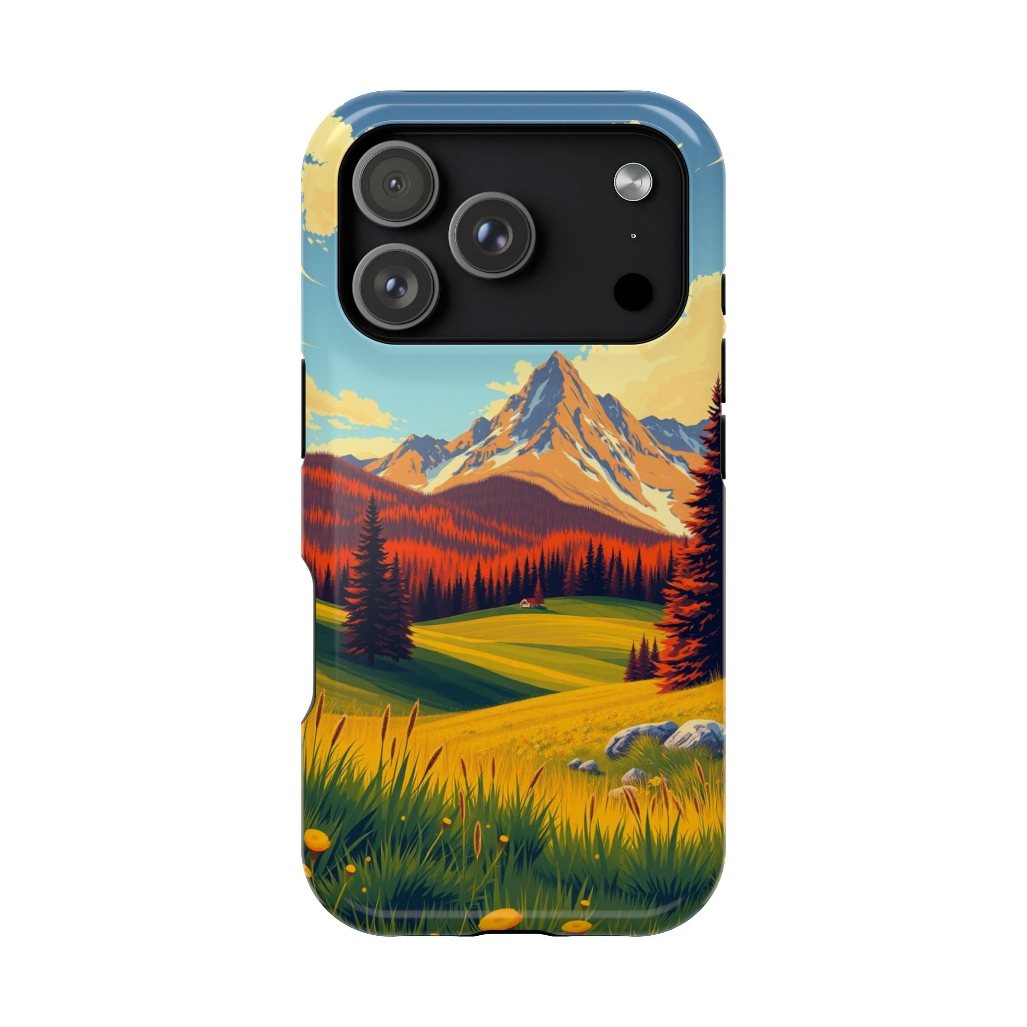 iPhone Radiant Alpine Meadow Design Slim Everyday Designer Case · iPhone Case