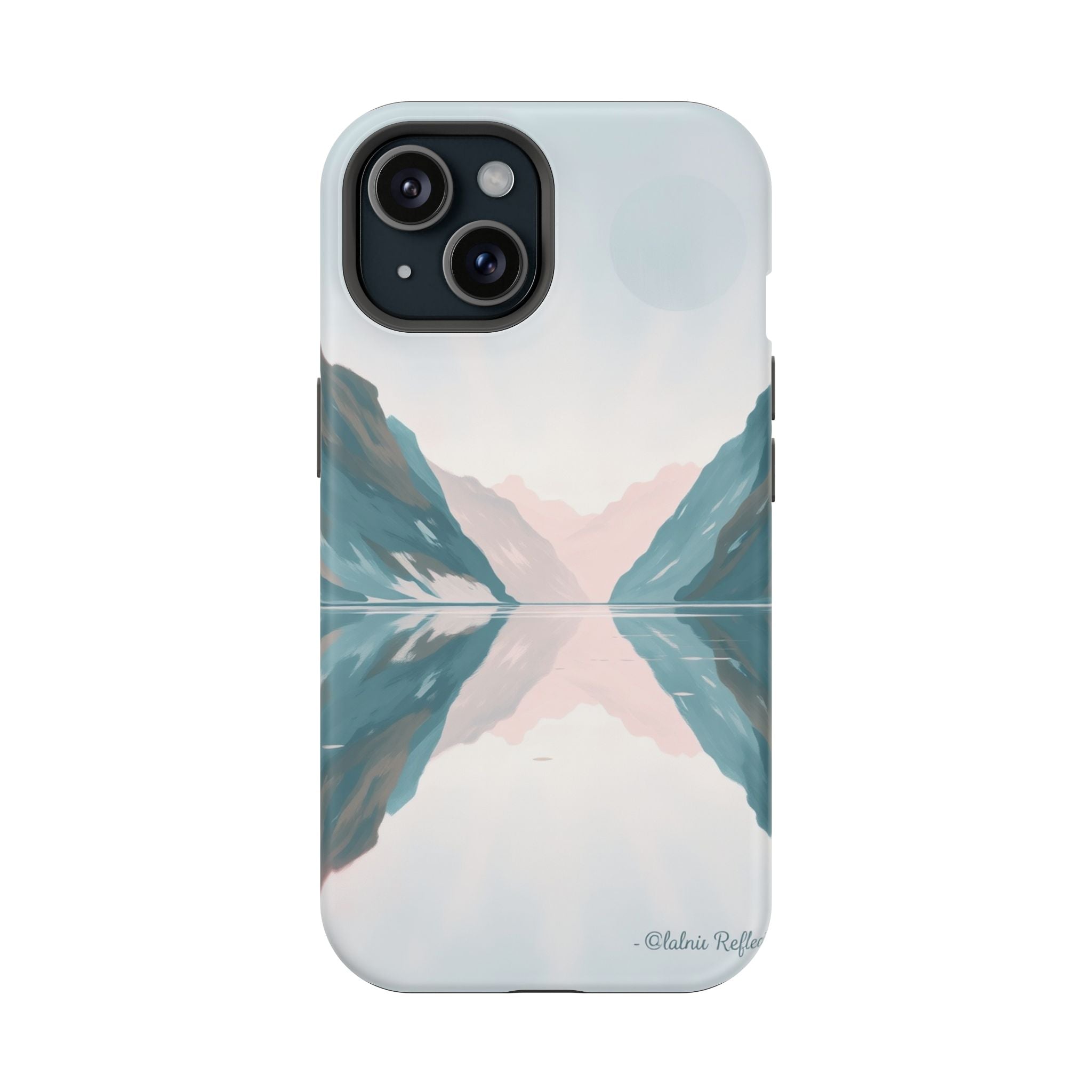 iPhone Fjord Reflection Oil Painting Impressionist iPhone Artistic · iPhone Case