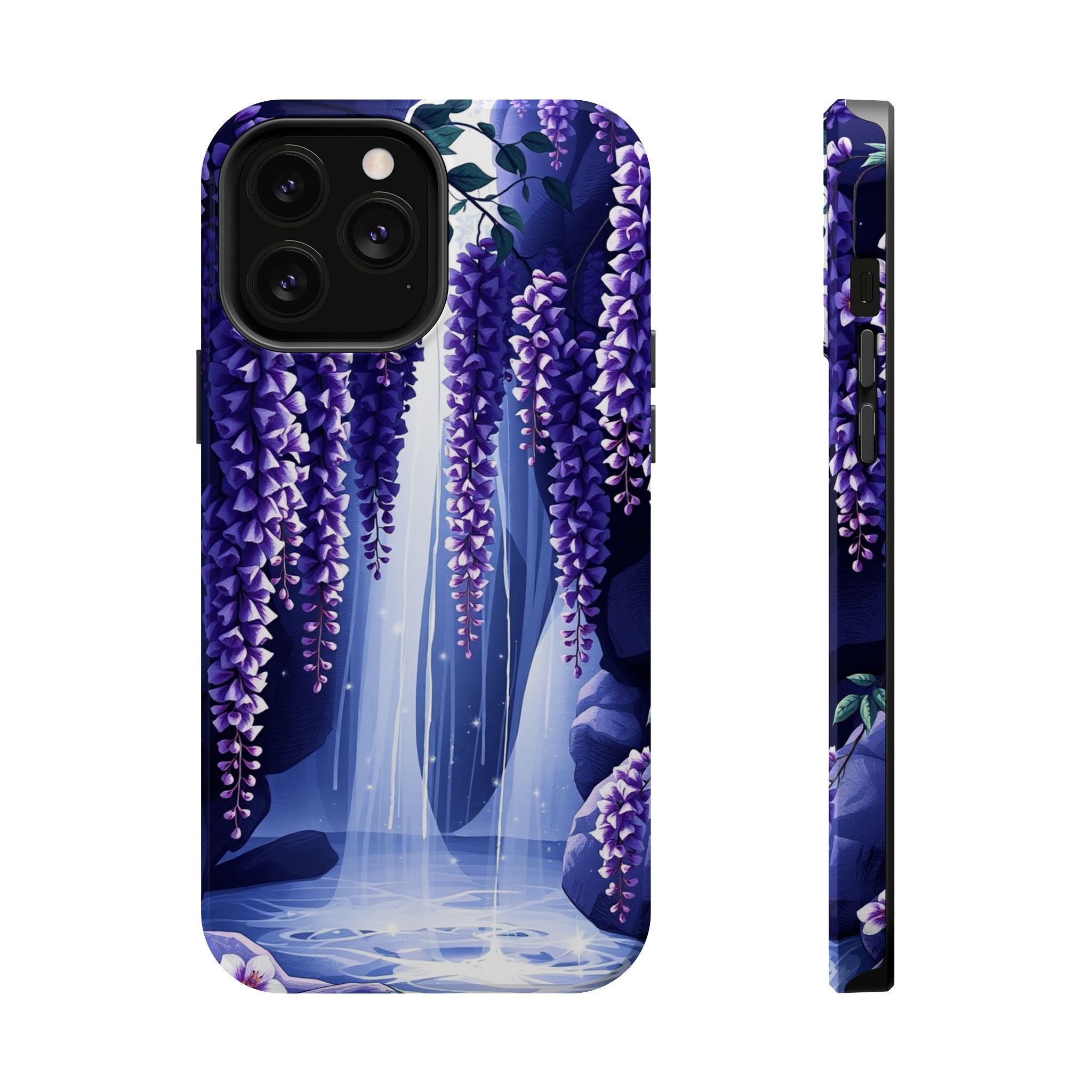 iPhone Wisteria Cascade Serene Design Slim Snap Case Ga · iPhone Case