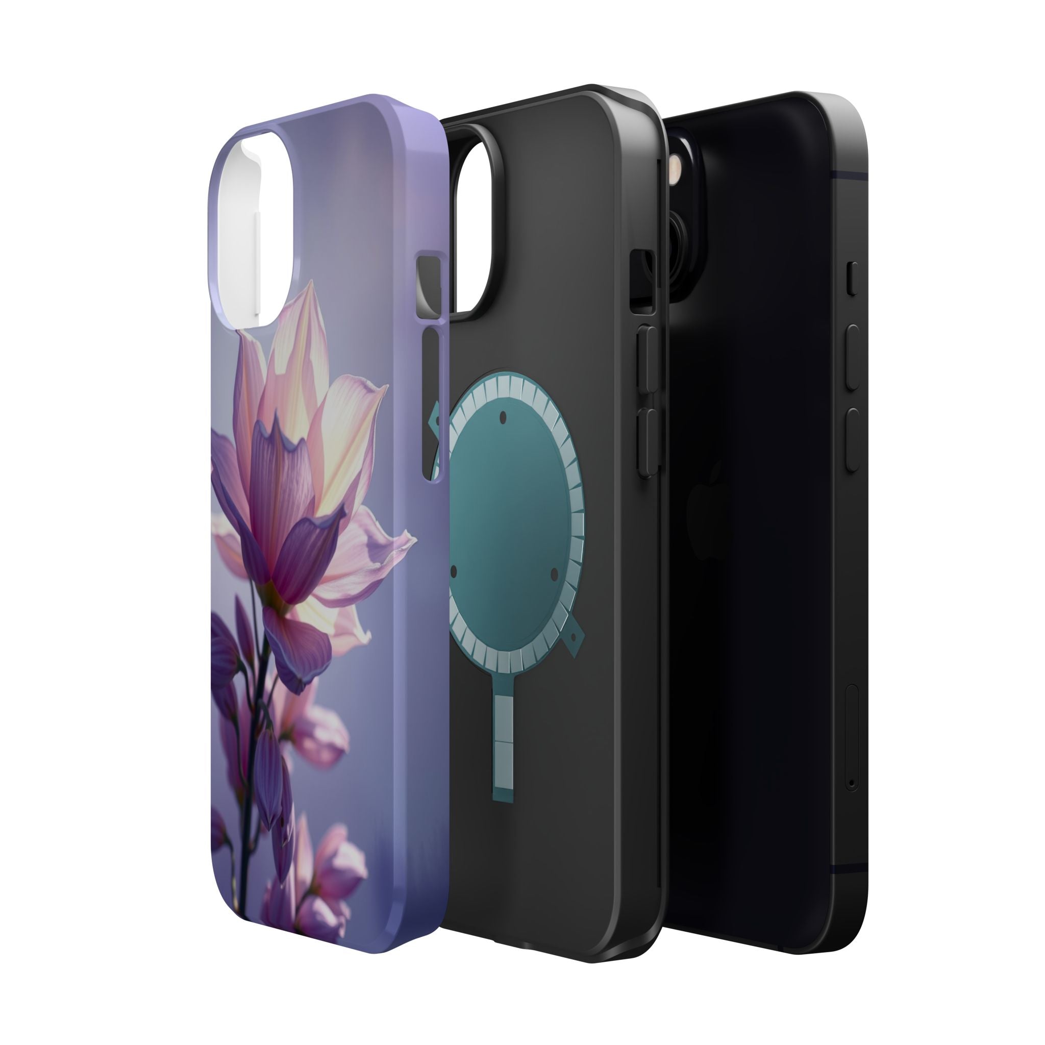 iPhone Floral Ombre Electric Art Bold Modern Everyday Snap Case · iPhone Case