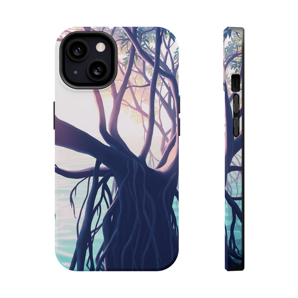 iPhone Mangrove Roots Holographic Iridescent Slim iPhone Everyday · iPhone Case