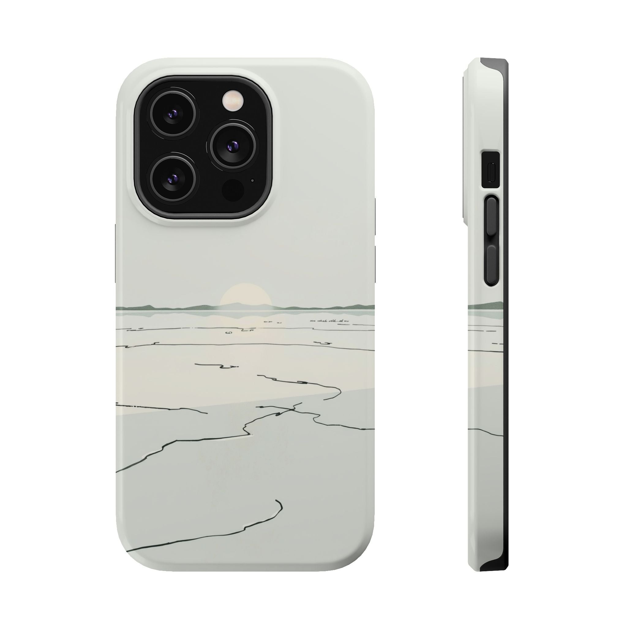iPhone Dreamy Salt Flat Mirror Design Slim Everyday Designer Case · iPhone Case