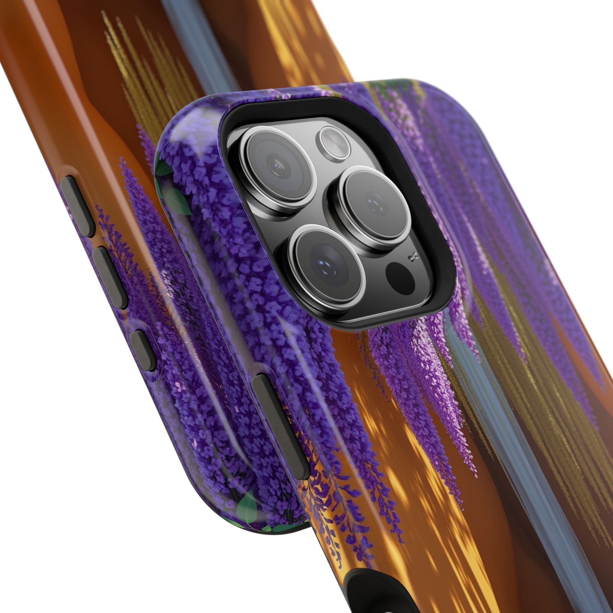 iPhone Earthy Wisteria Cascade Design Slim Everyday Designer Case · iPhone Case