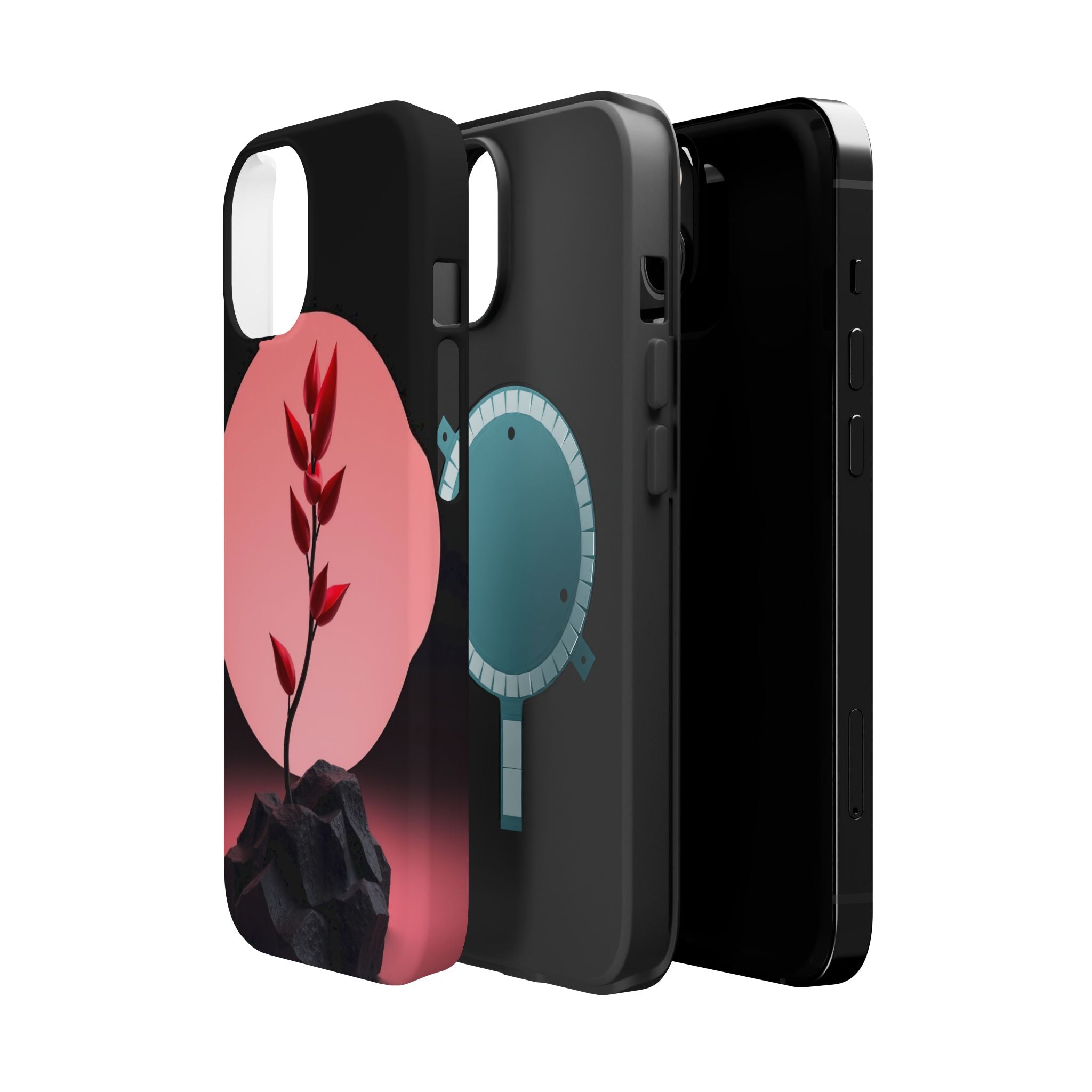 iPhone Serene Minimalist Stem Design Slim Everyday Designer Case · iPhone Case