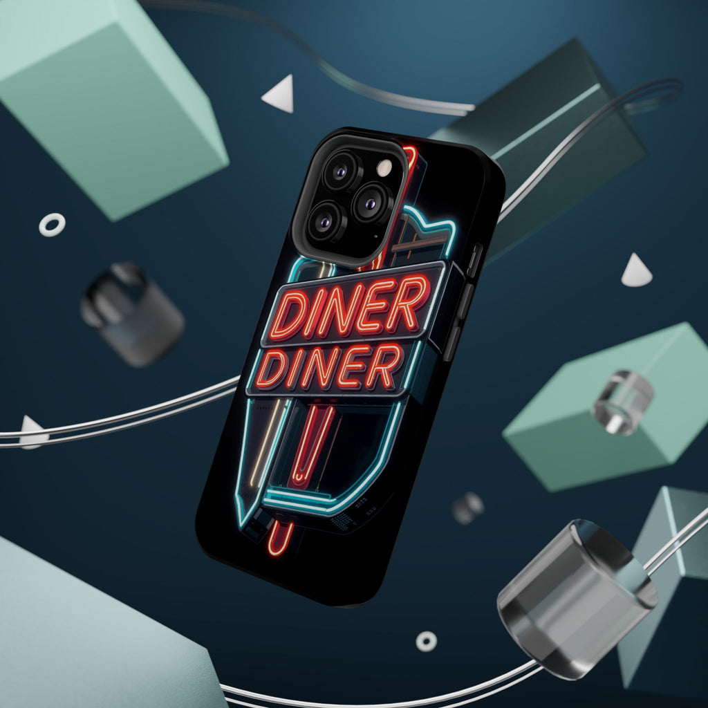iPhone Neon Diner Sign Electric Art Slim Everyday Designer Case · iPhone Case