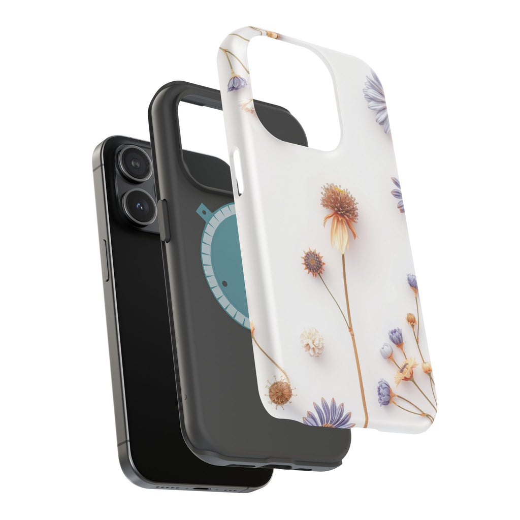 iPhone Dried Flower Flat Lay Bold Art Slim Everyday Designer Case · iPhone Case