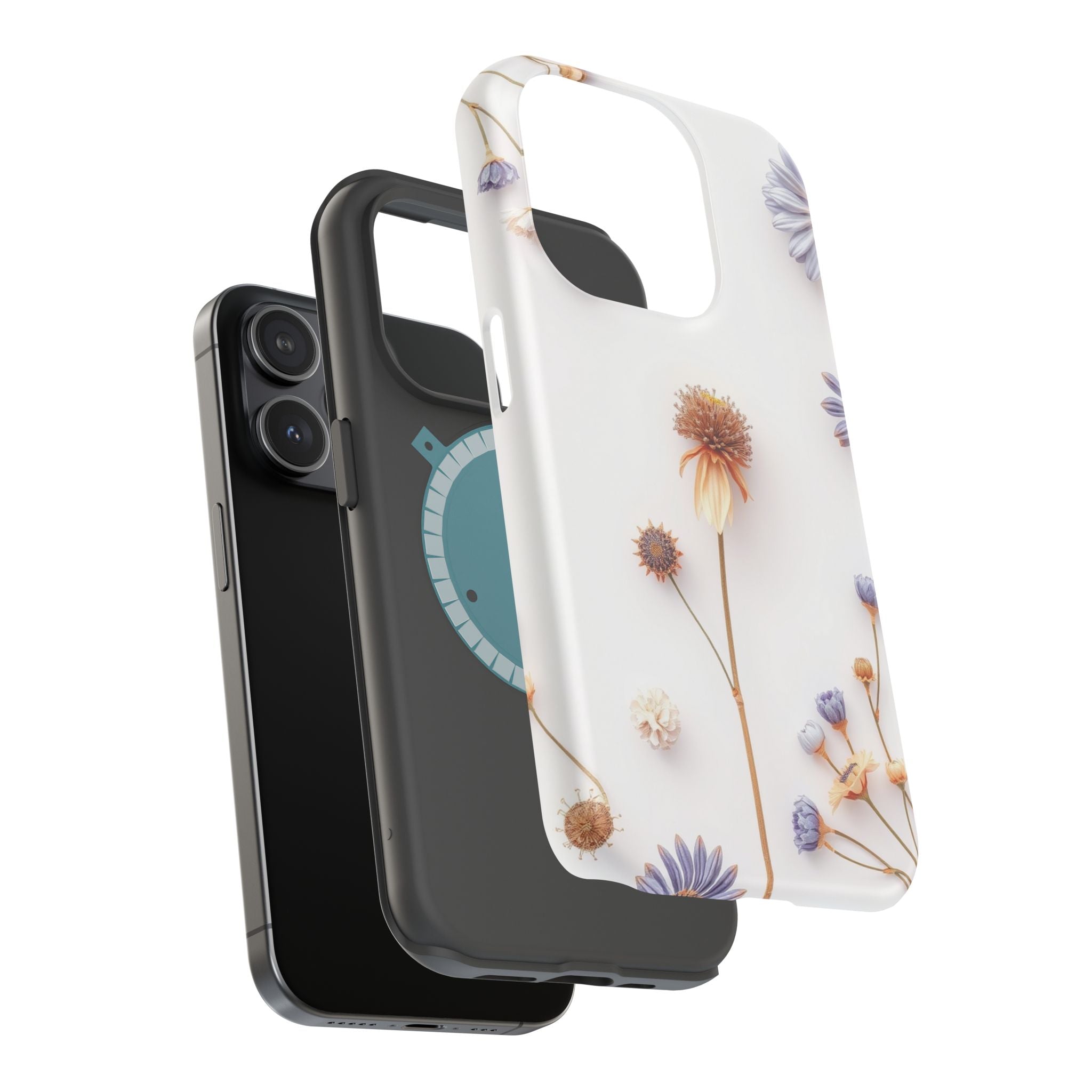 iPhone Dried Flower Flat Lay Bold Art Slim Everyday Designer Case · iPhone Case