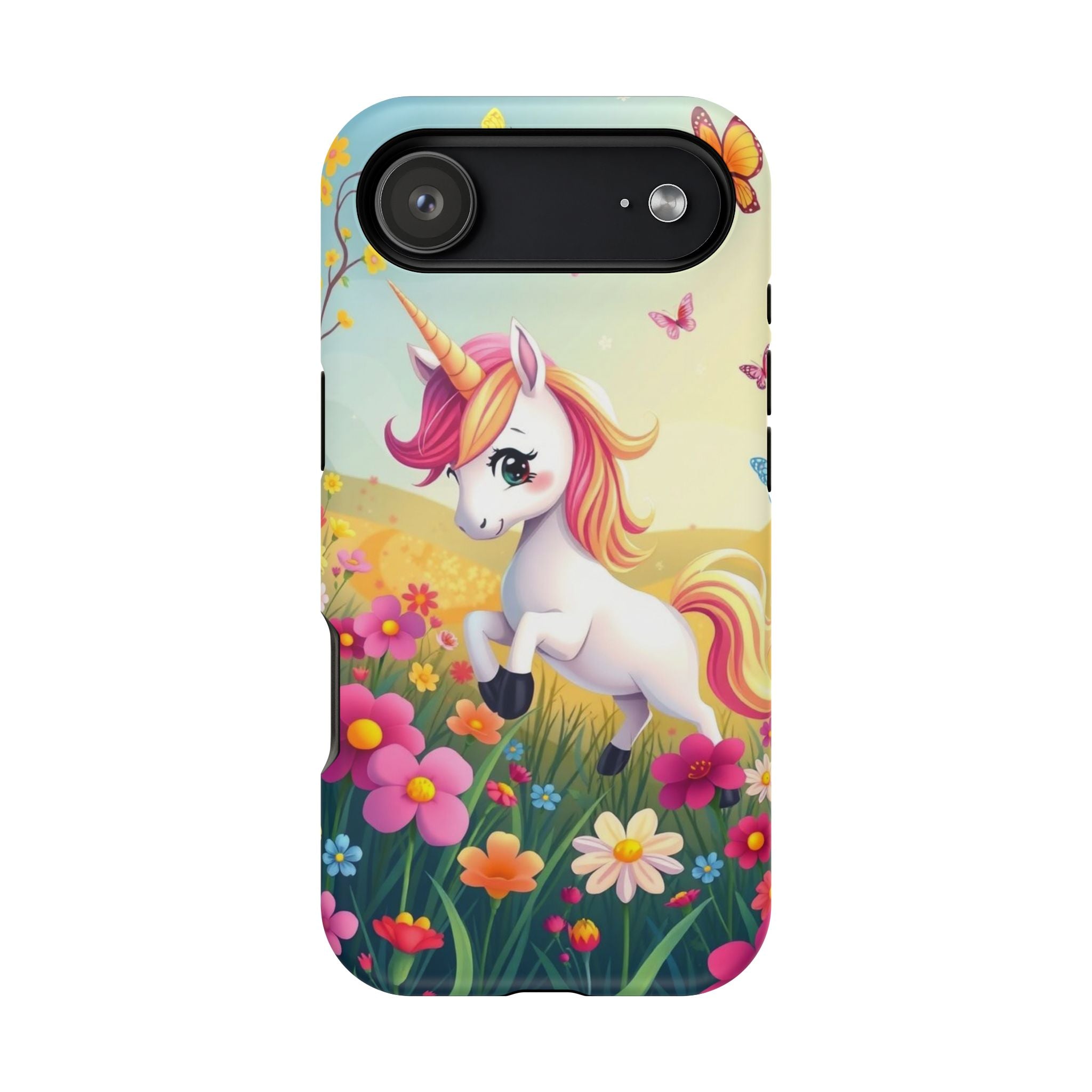 iPhone Magical Meadow Unicorn Kids Fun iPhone Phone Case Gift Slim · iPhone Case