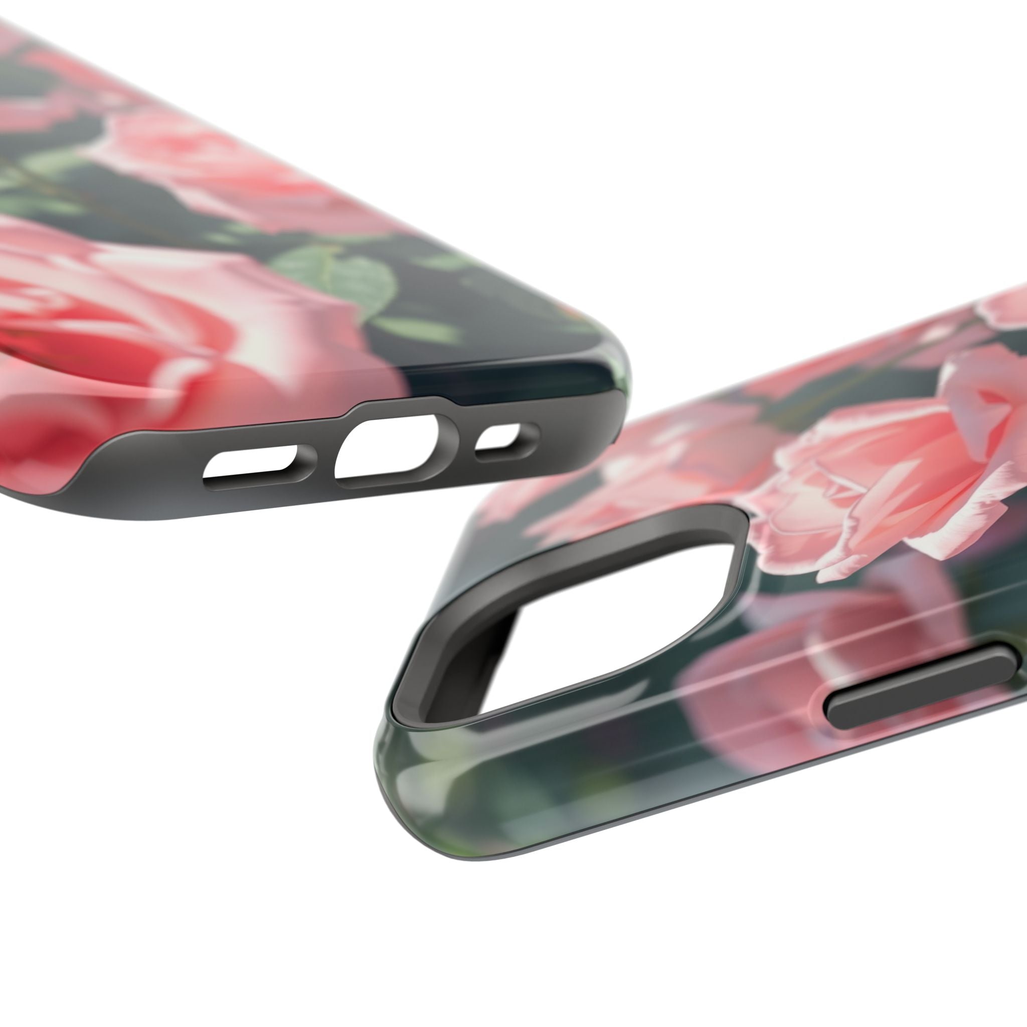 iPhone Mint And Blush Rose Garden Bold Modern Everyday Snap Case · iPhone Case