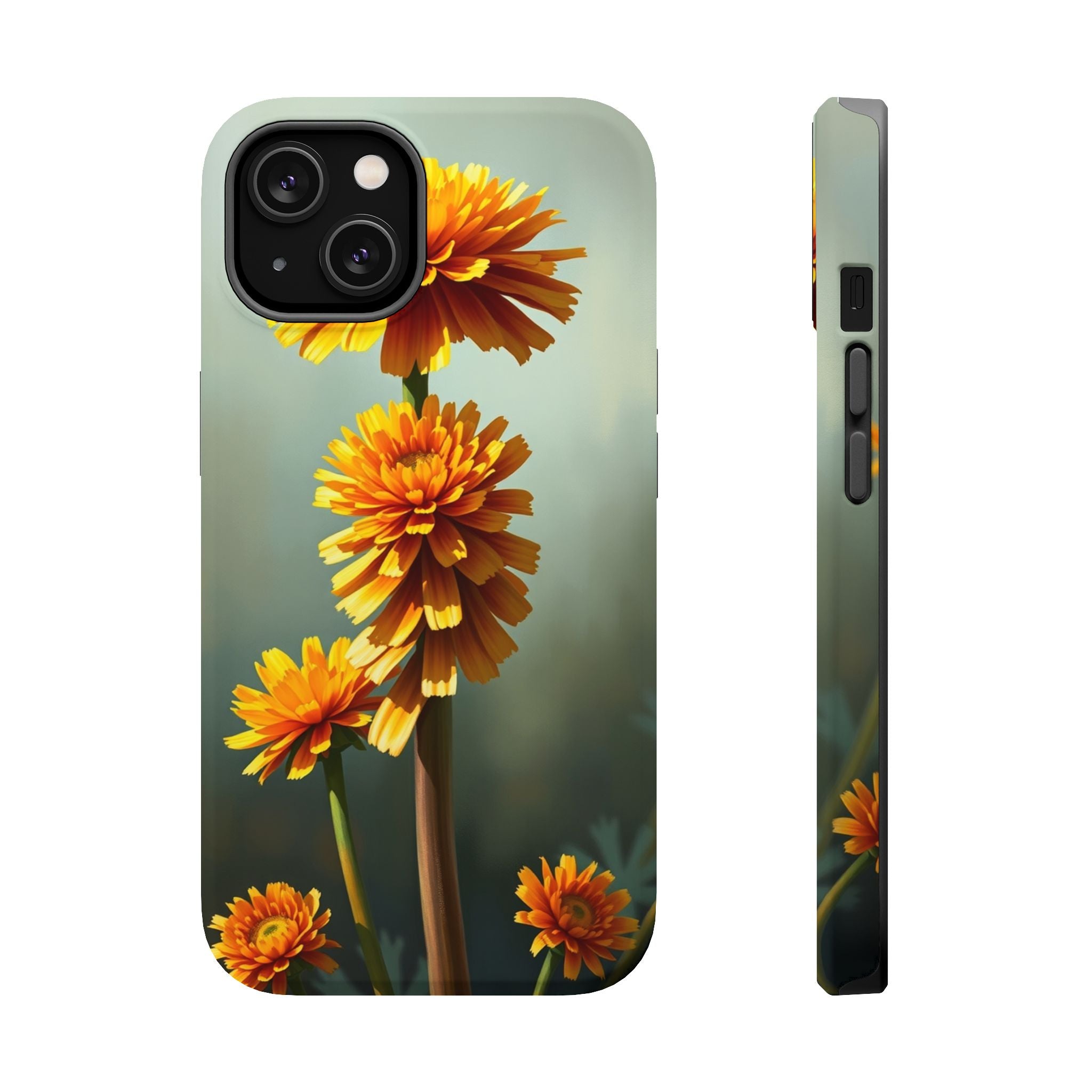 iPhone Ranunculus Stack Electric Art Slim Everyday Designer Case · iPhone Case