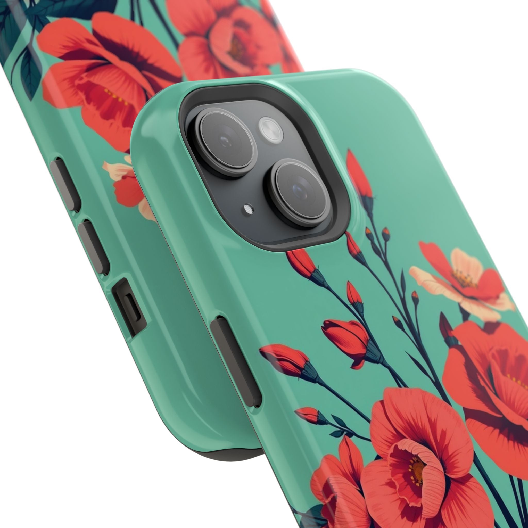 iPhone Pin-up Floral Cinematic Art Bold Modern Everyday Snap Case · iPhone Case