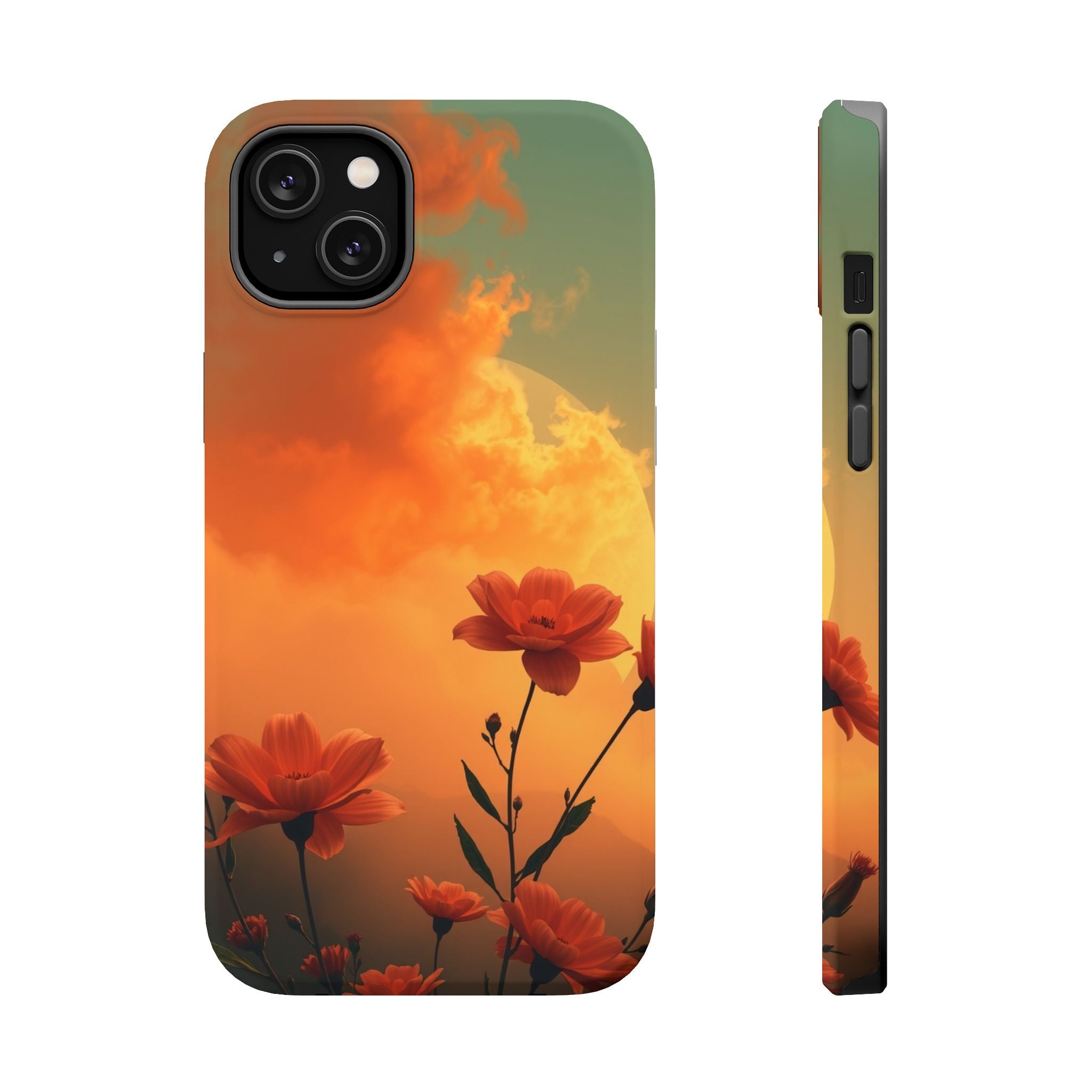 iPhone Floral Ombre Enchanted Art Bold Modern Everyday Snap Case · iPhone Case