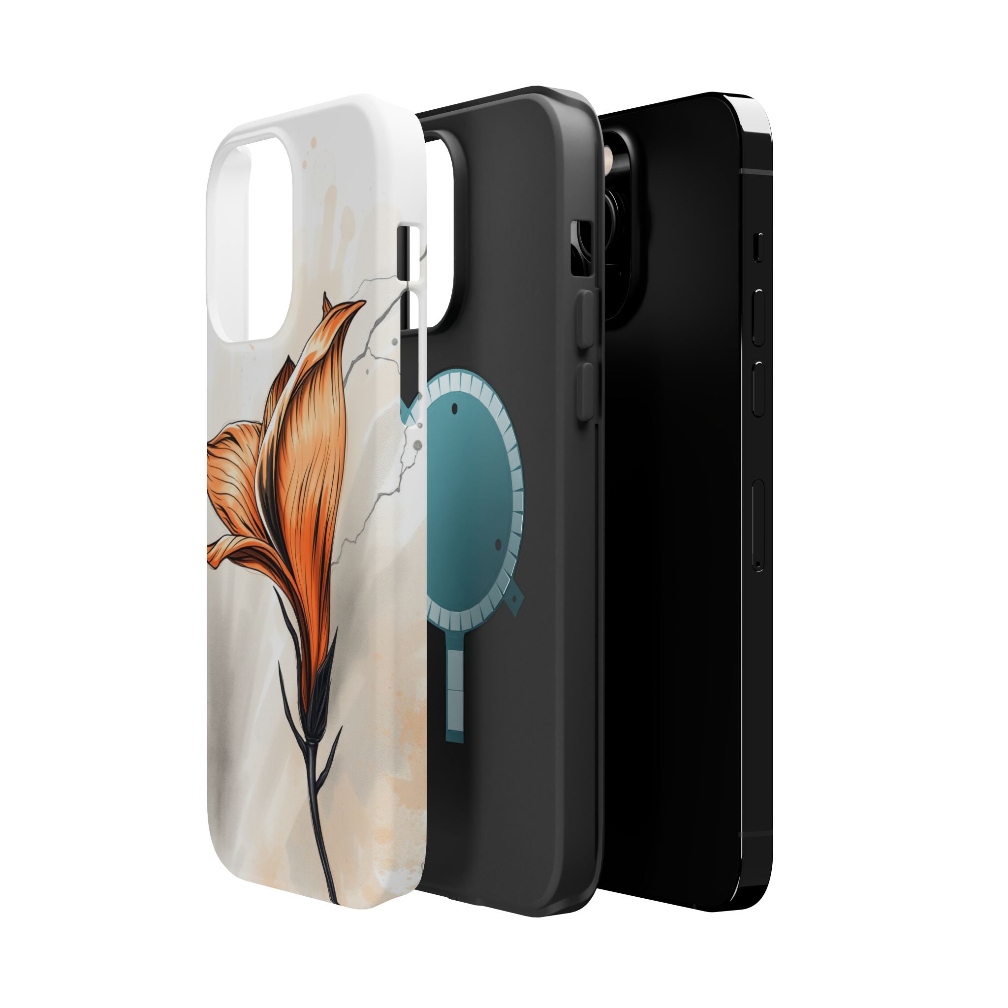 iPhone Dreamy Petal Storm Design Bold Modern Everyday Snap Case · iPhone Case