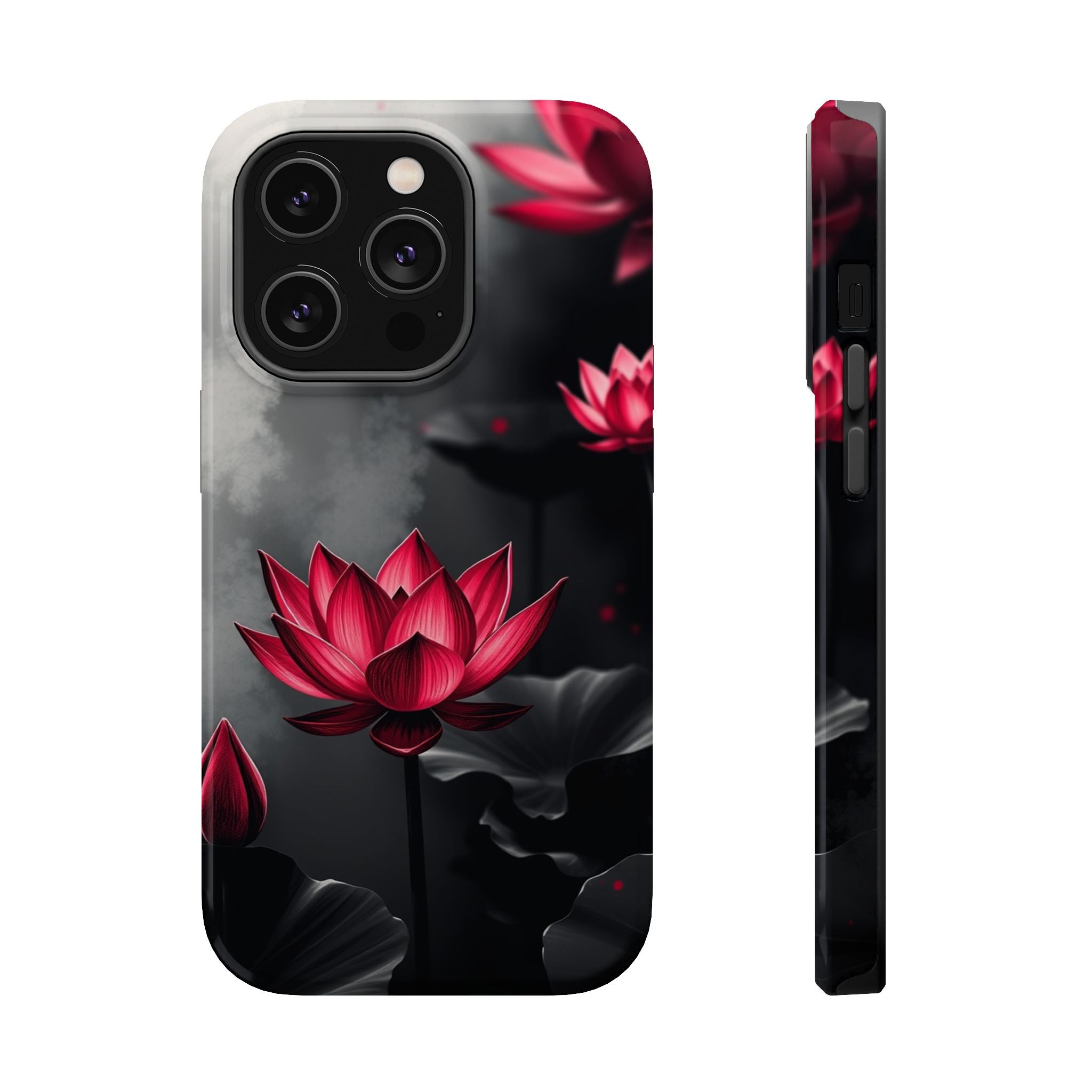iPhone Lotus Pond Mystic Art 15 Slim Everyday Designer Case · iPhone Case