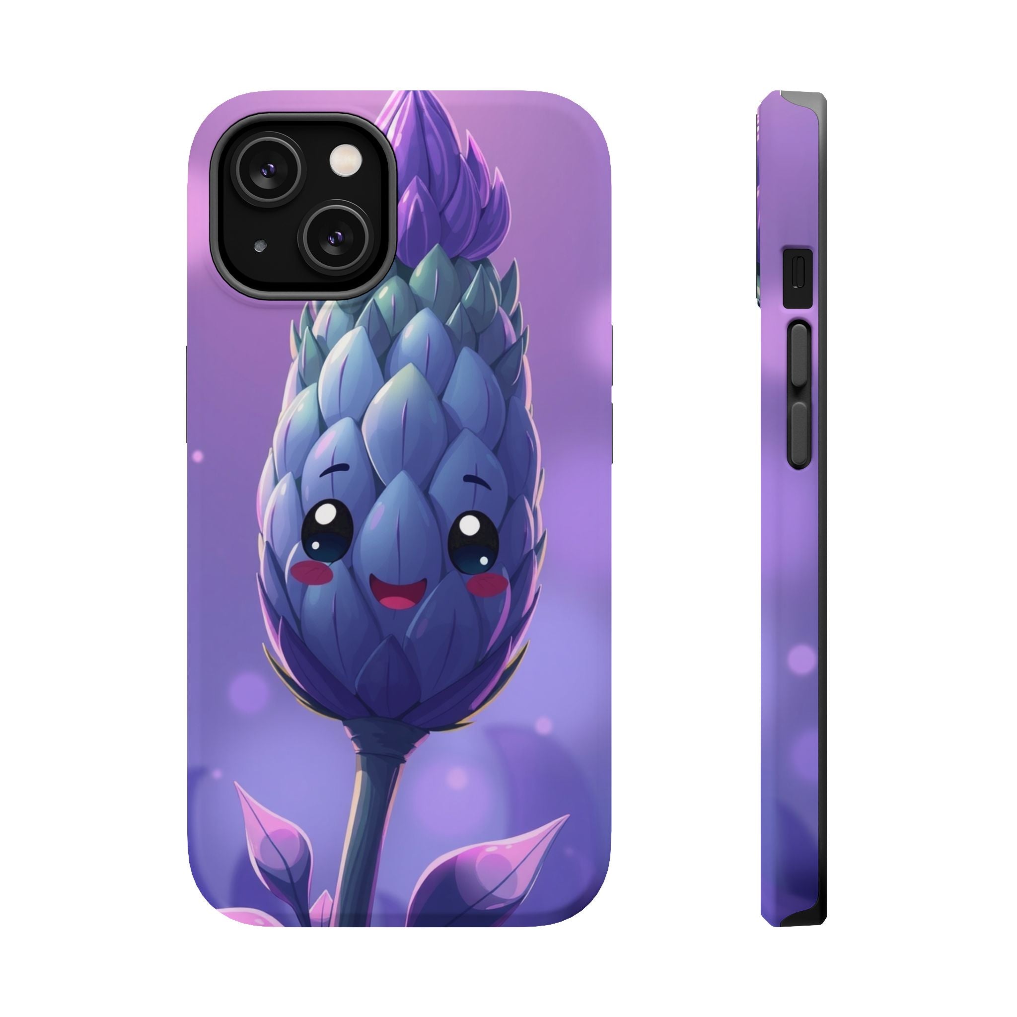 iPhone Indigo And Violet Bud Burst Bold Modern Everyday Snap Case · iPhone Case