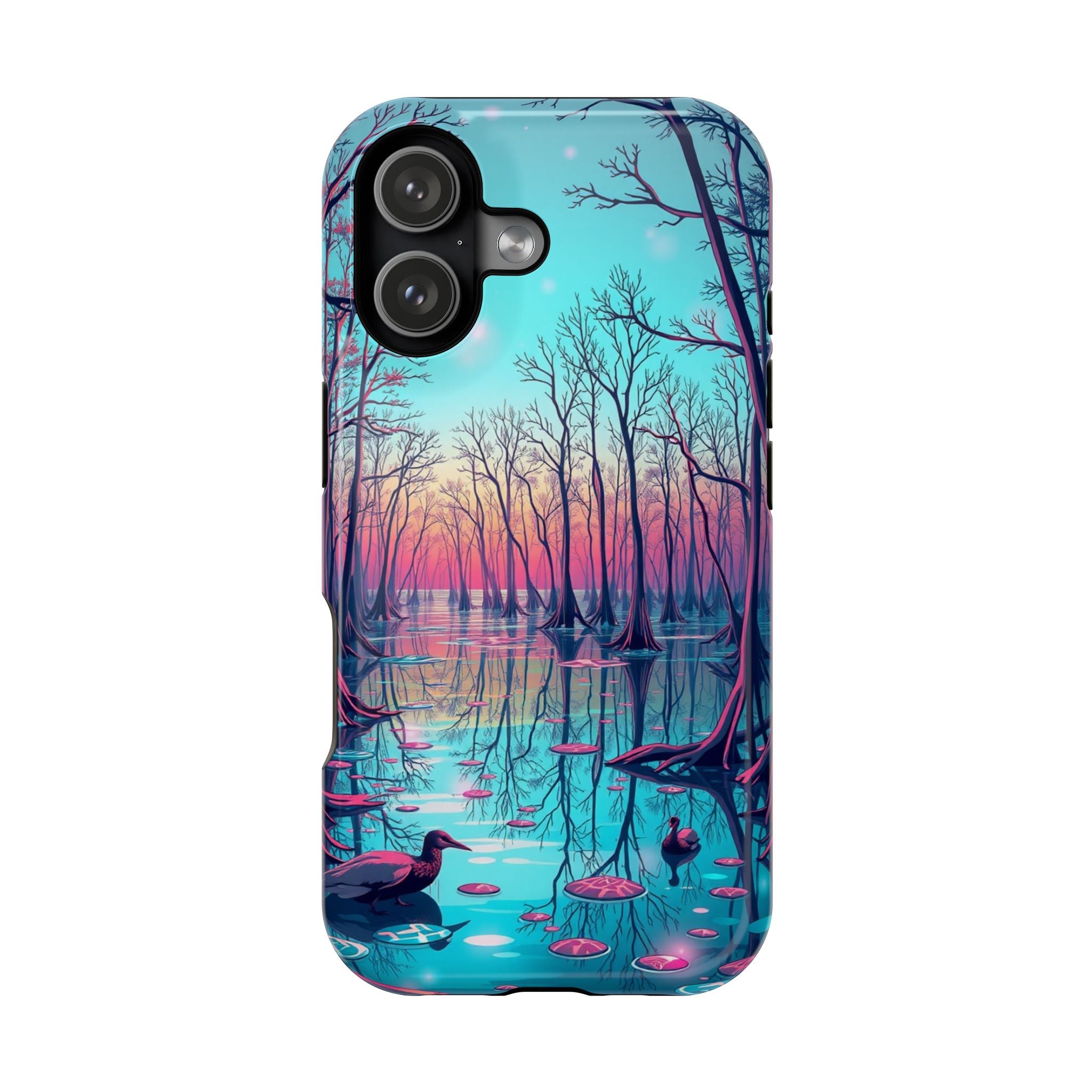 iPhone Cypress Swamp Holographic Iridescent Slim iPhone Everyday · iPhone Case