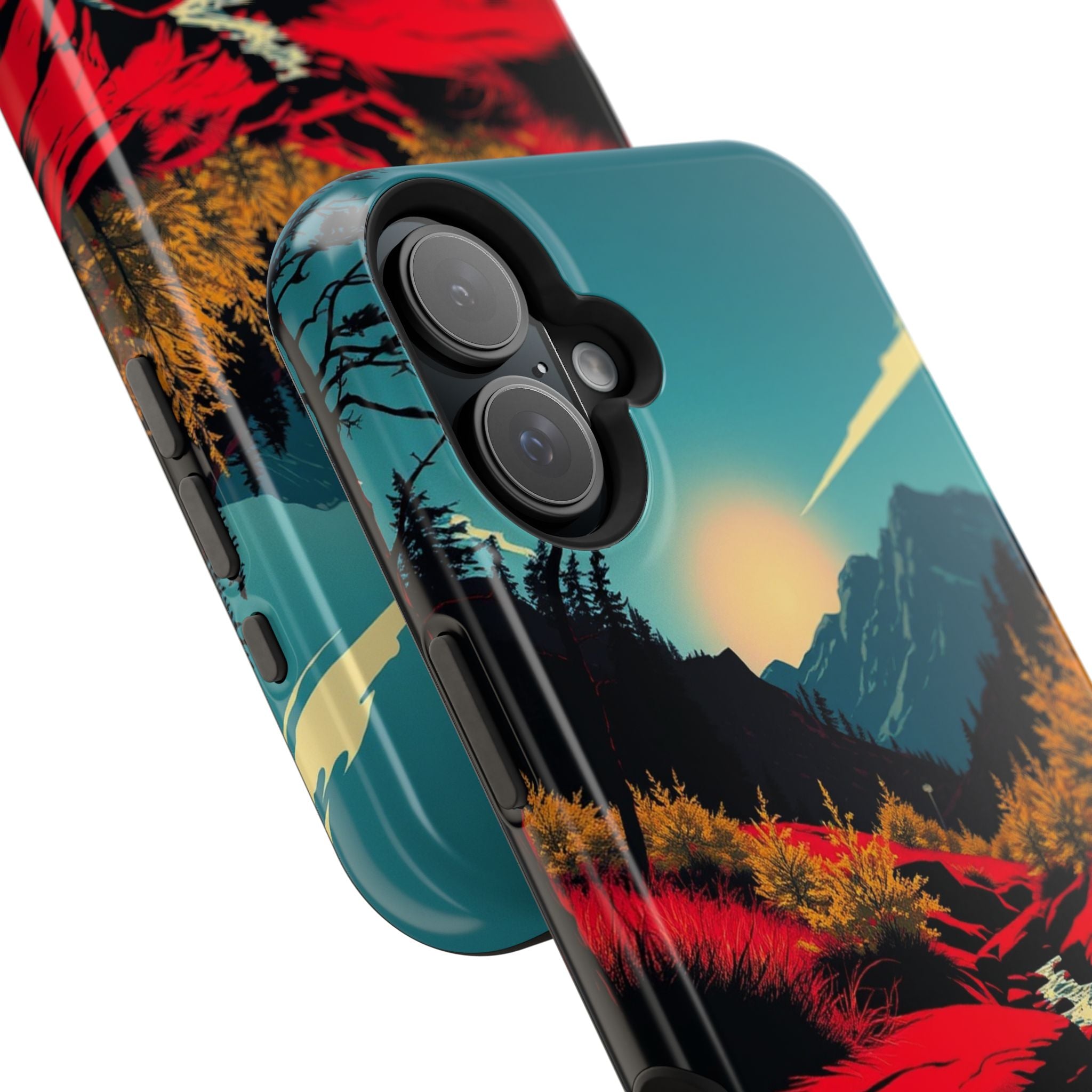 iPhone Earthy Spring Creek Design Bold Modern Everyday Snap Case · iPhone Case
