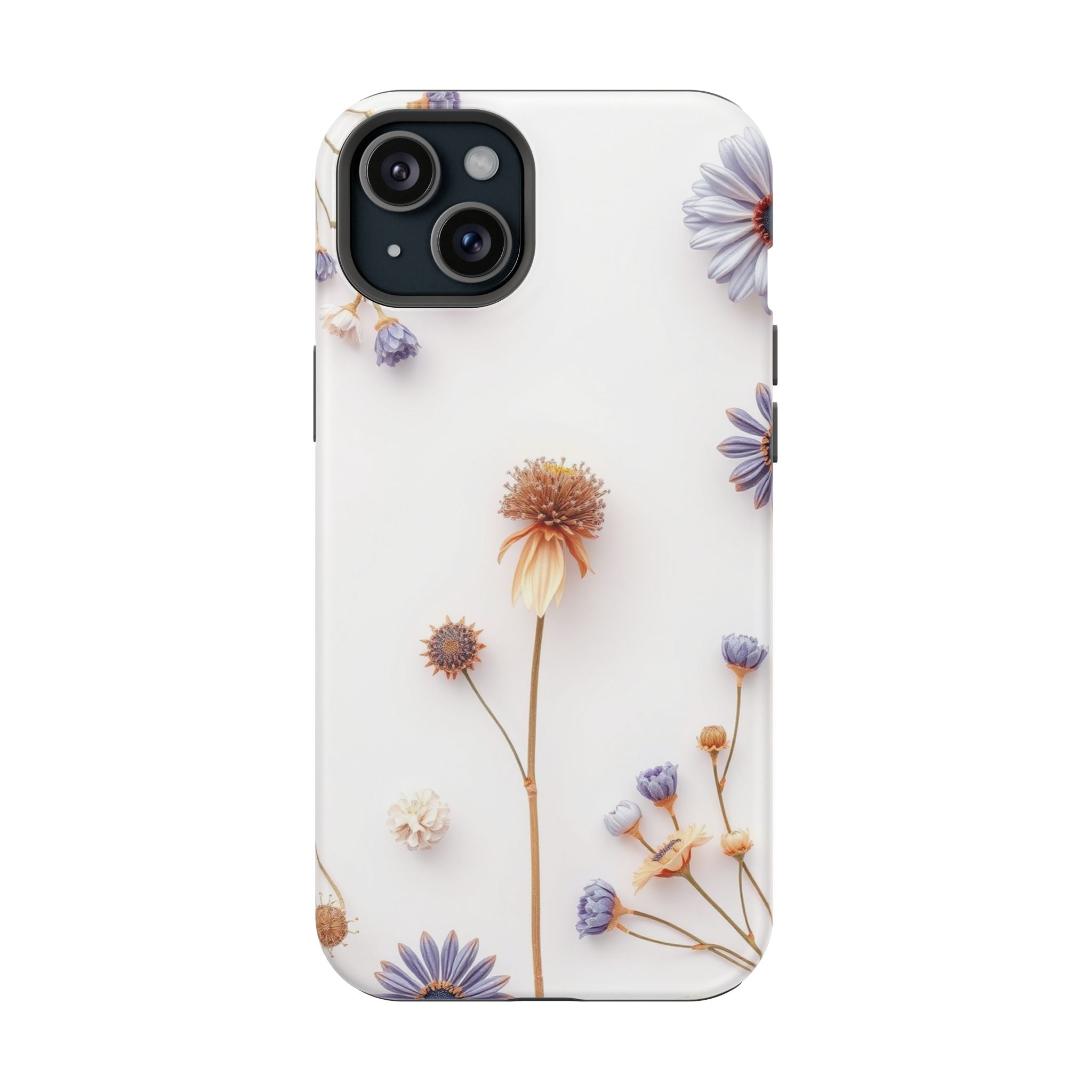 iPhone Dried Flower Flat Lay Bold Art Slim Everyday Designer Case · iPhone Case