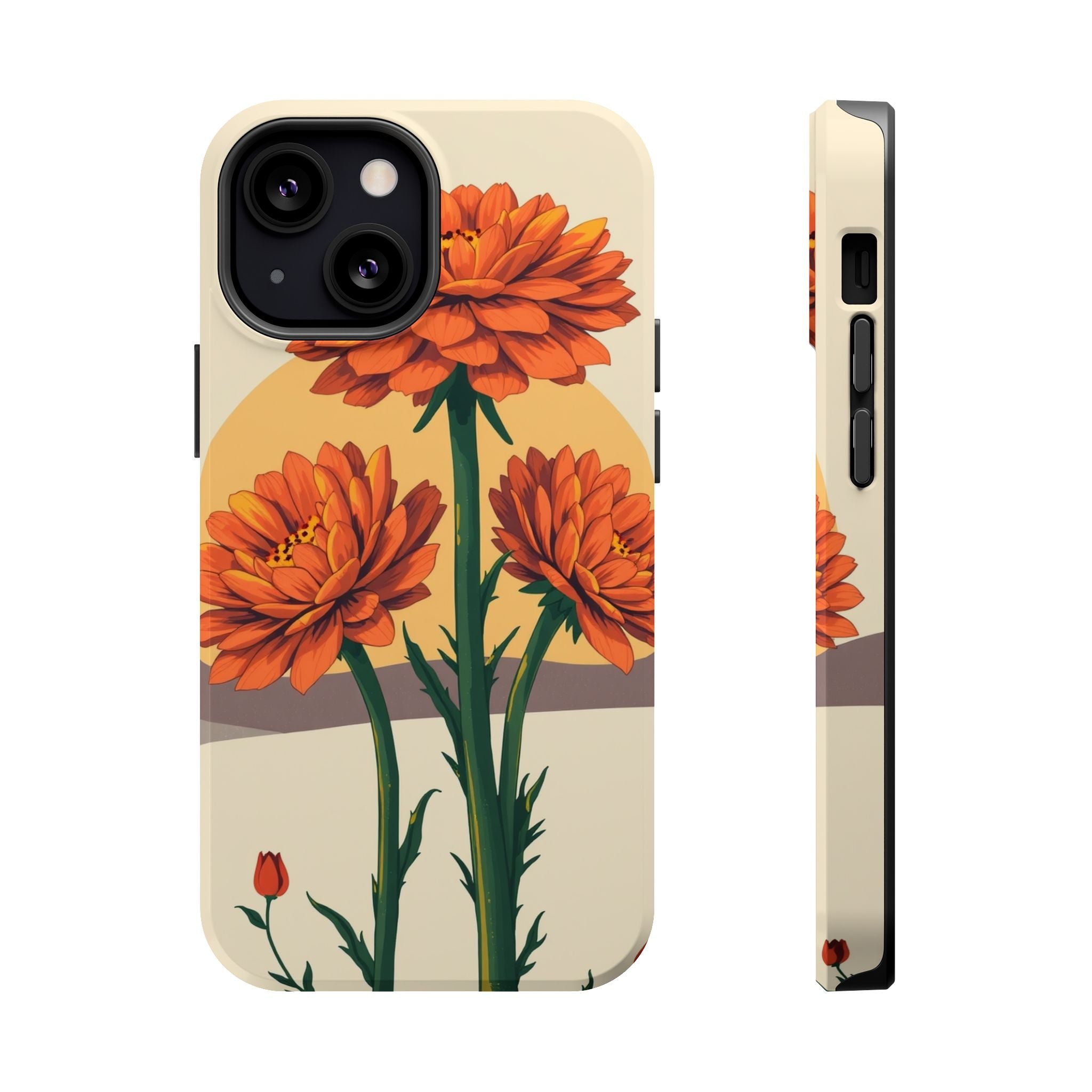 iPhone Ranunculus Stack Bold Art Bold Modern Everyday Snap Case · iPhone Case