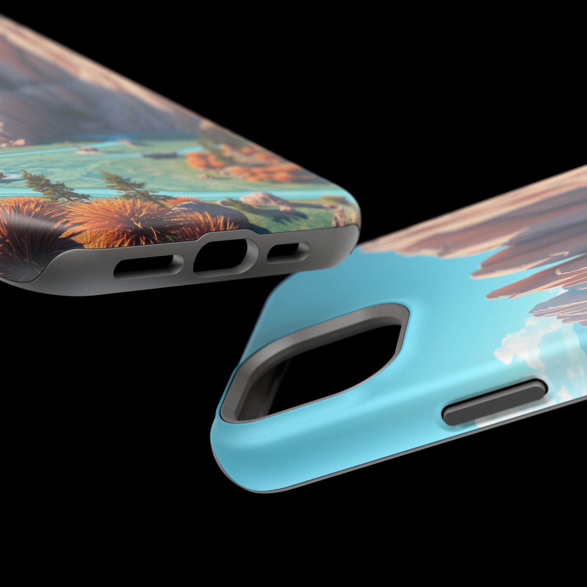 iPhone Pine Ridge Electric Art Slim Everyday Designer Case · iPhone Case