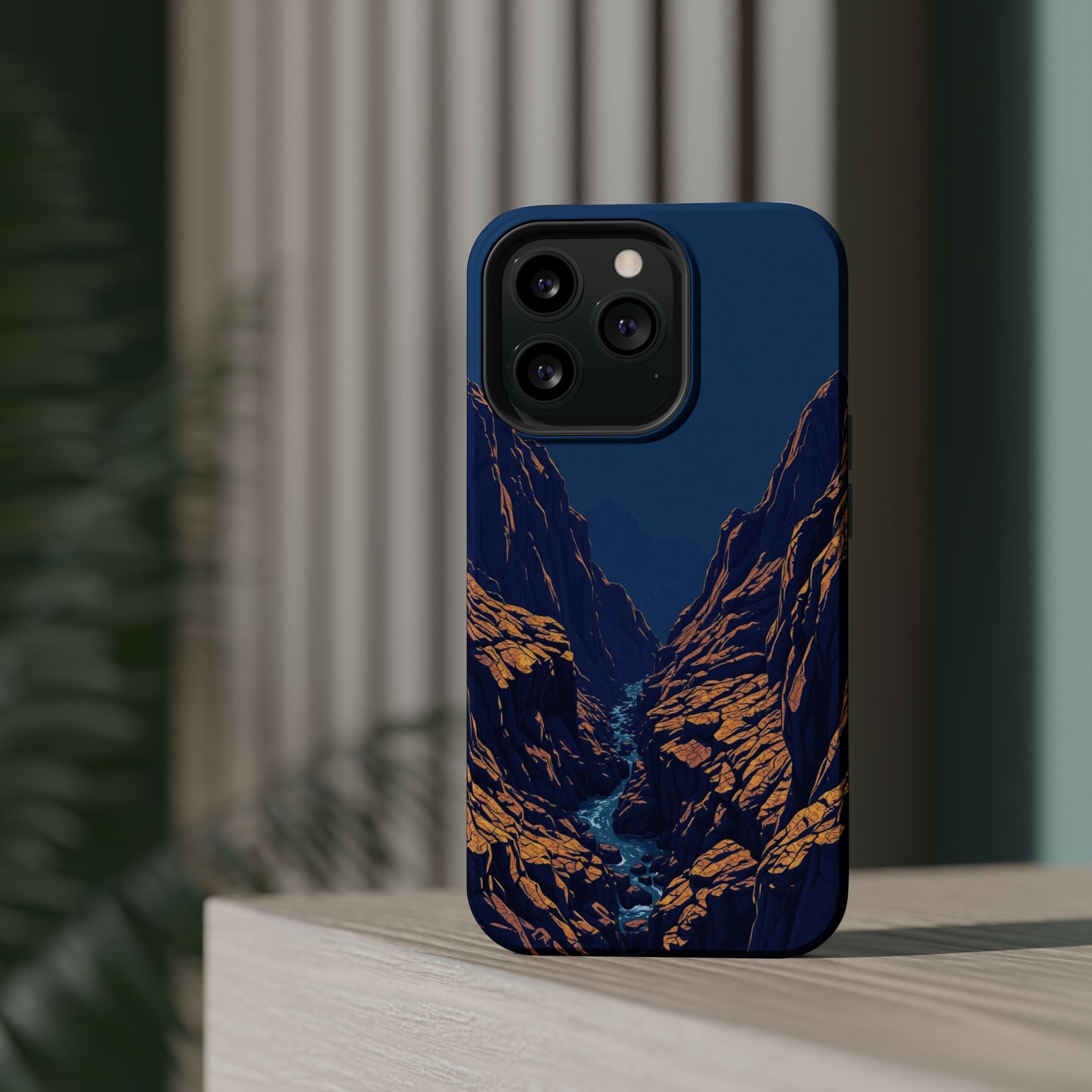 iPhone Indigo And Violet Rocky Coastline Slim Everyday iPhone Designer · iPhone