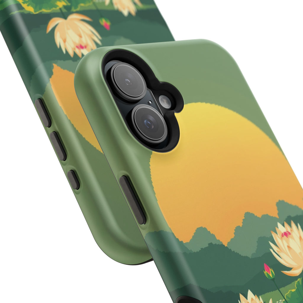 iPhone Lotus Pond Enchanted Art Slim Everyday Designer Case · iPhone Case
